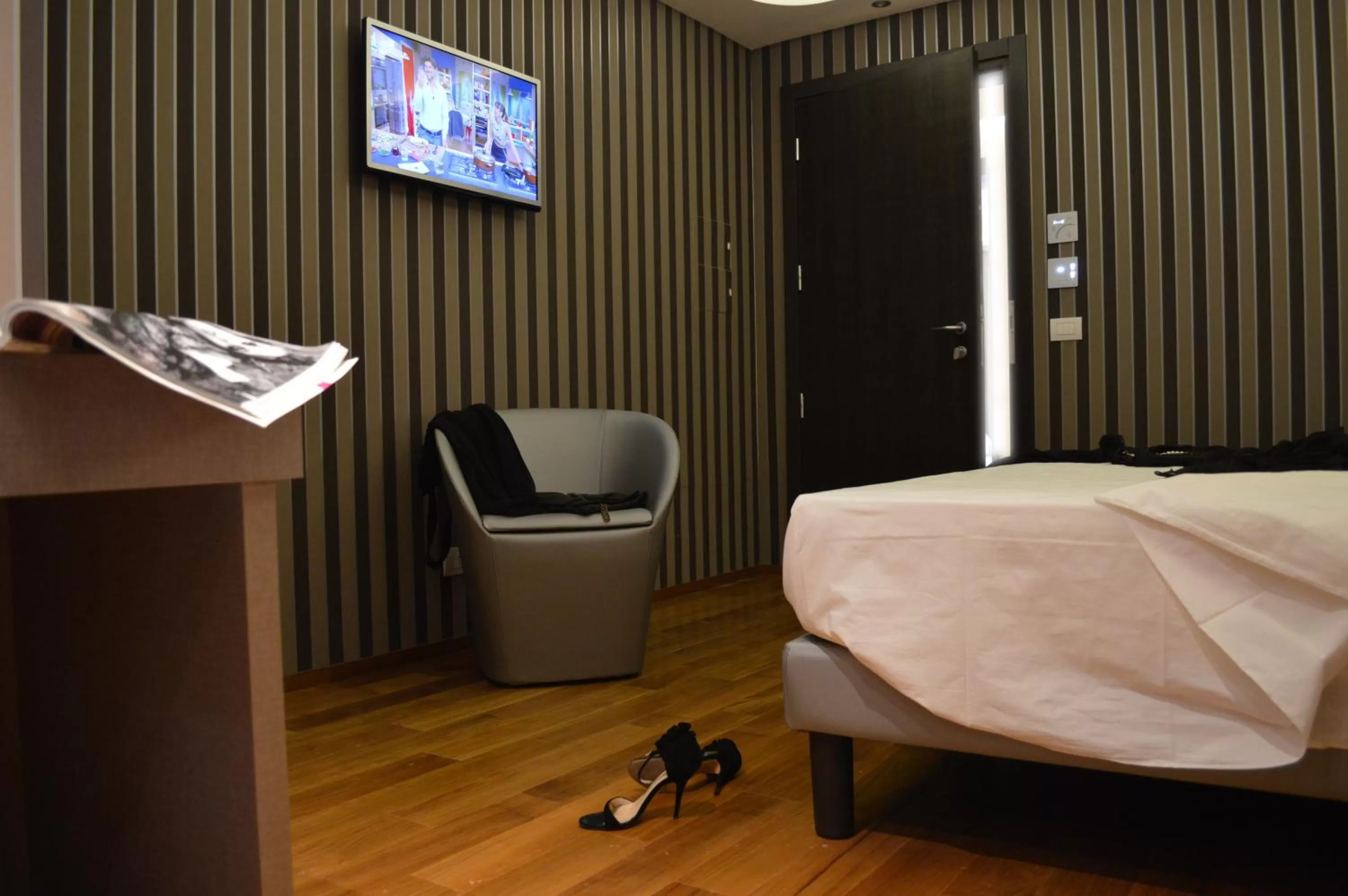 TV and multimedia, Bed in Callistos Hotel & Spa