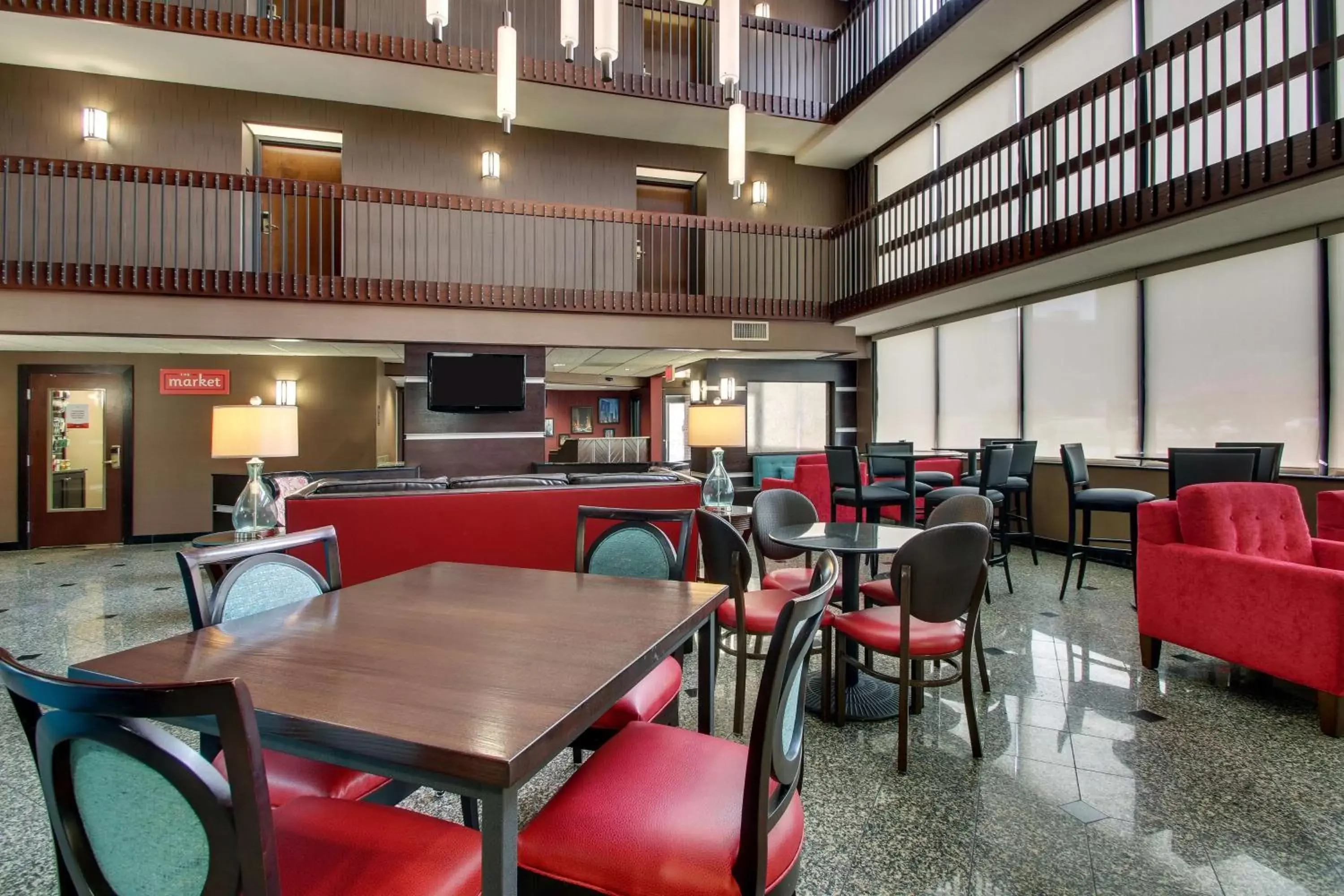 Lobby or reception, Restaurant/Places to Eat in Drury Inn & Suites Houston Galleria