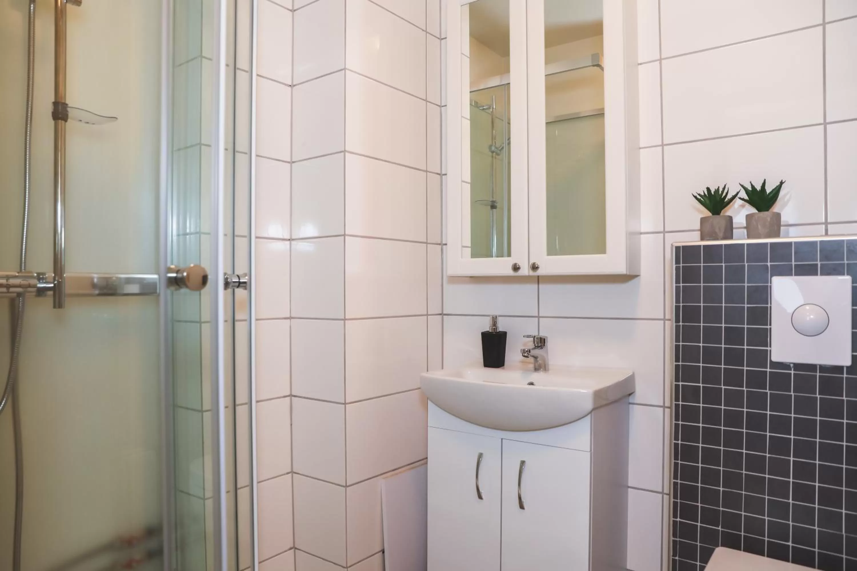 Bathroom in E18 Apartments