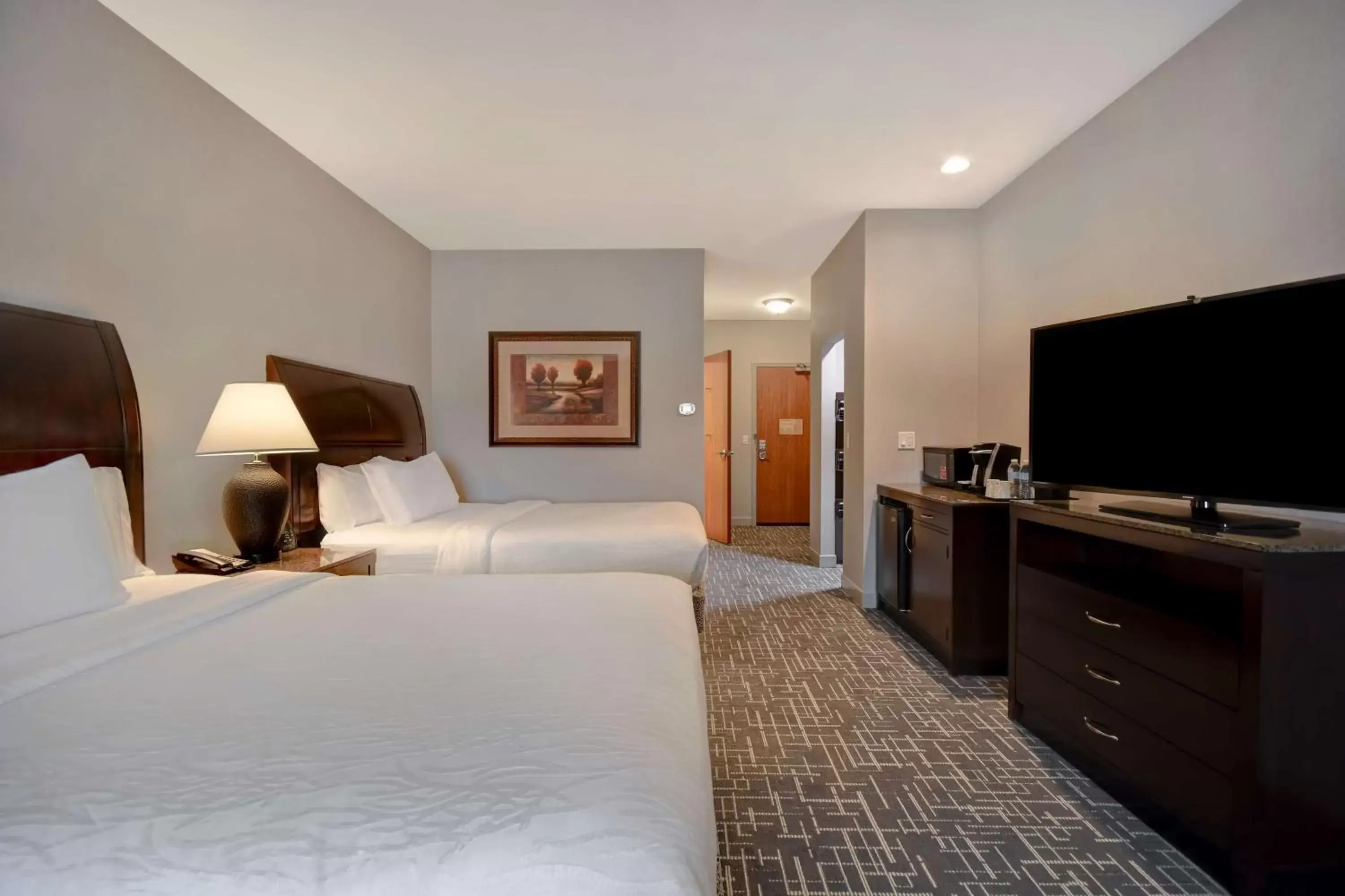 Bed, TV/Entertainment Center in Hilton Garden Inn Twin Falls