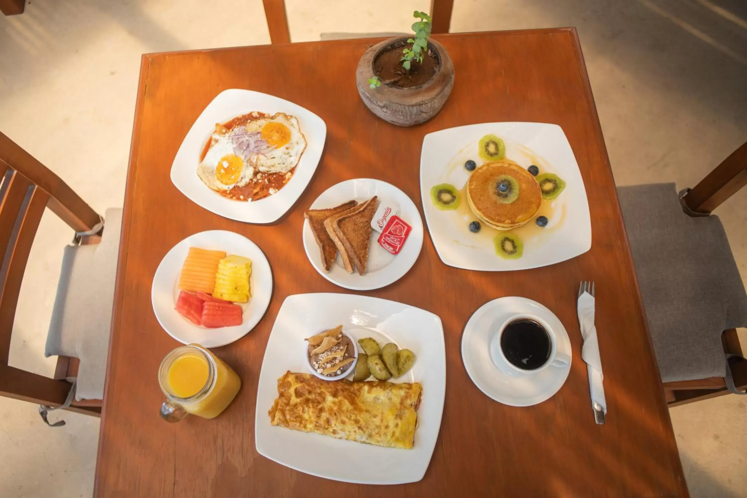 Breakfast in Hotel Muyu Tulum