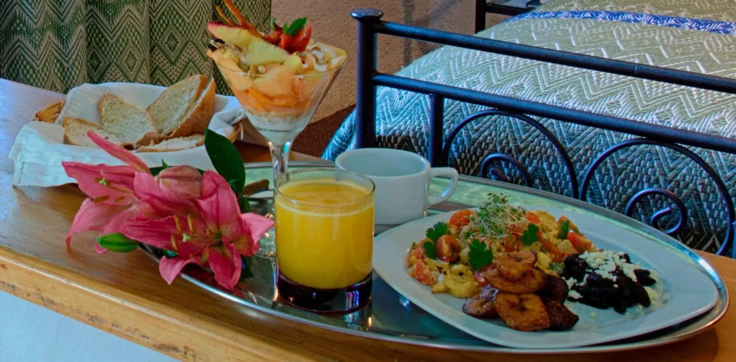 Breakfast in Hotel Villas Casa Morada