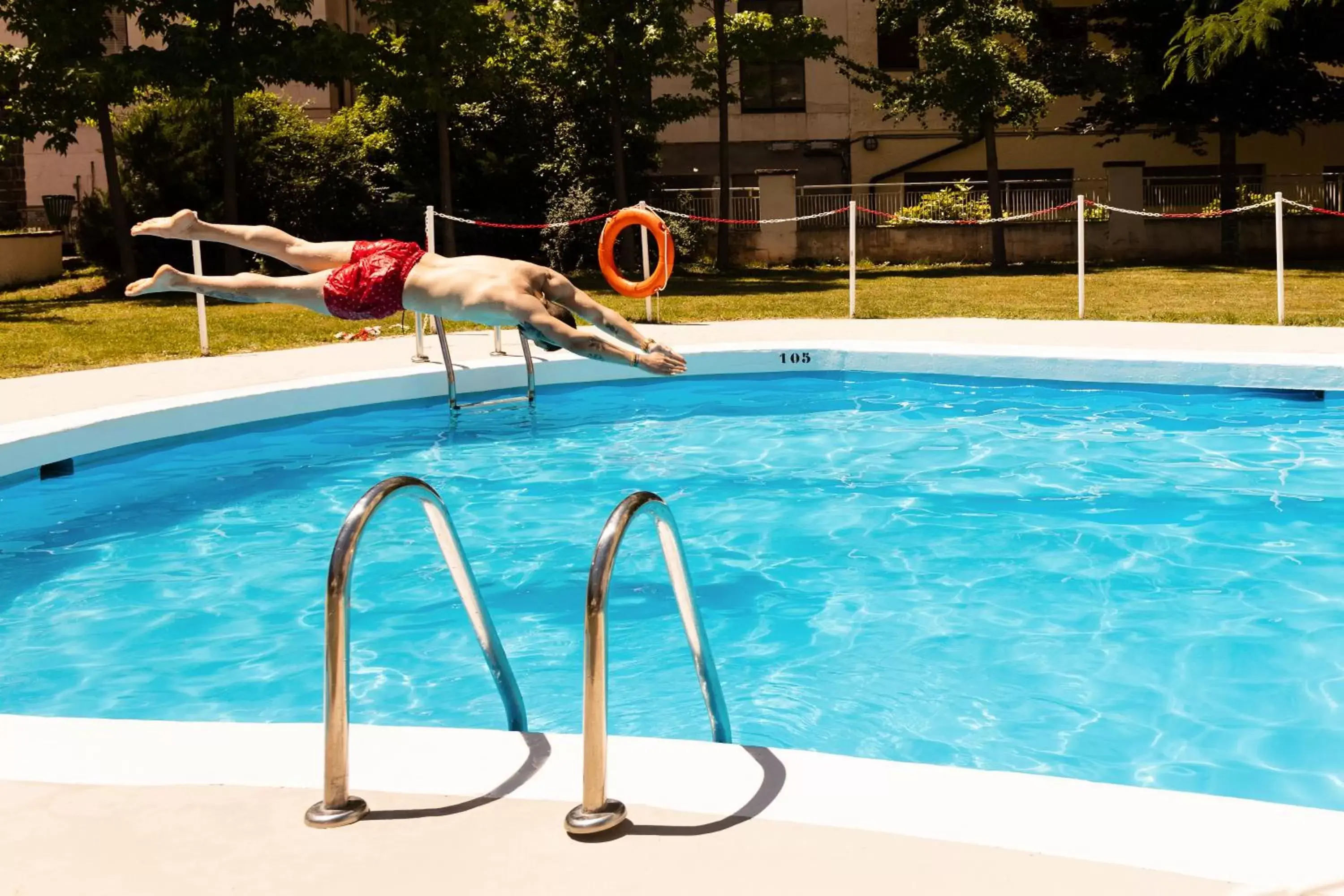 People, Swimming Pool in Gran Hotel de Jaca