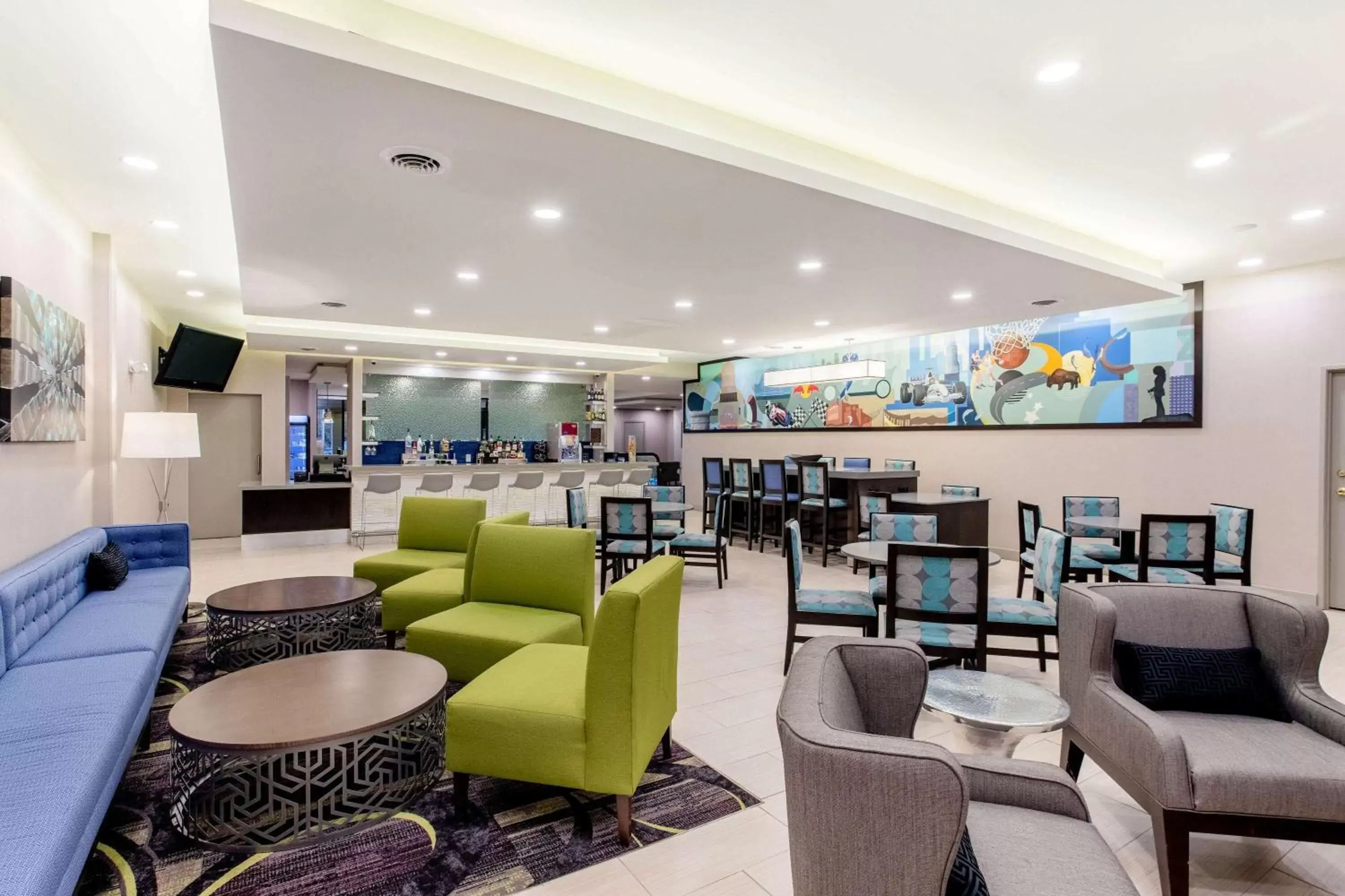 Lounge or bar, Lounge/Bar in La Quinta by Wyndham Indianapolis South