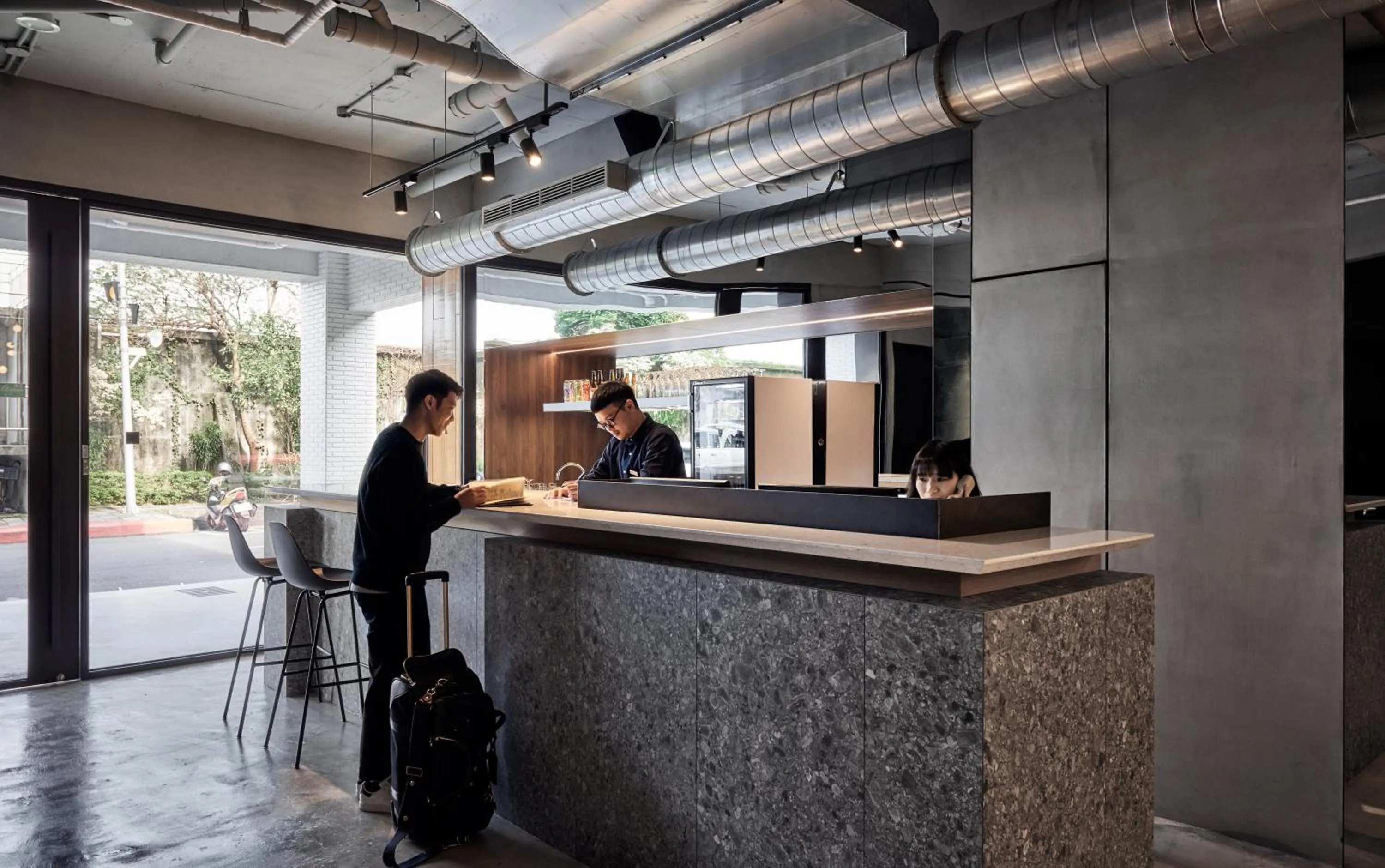 Lobby or reception in Waterfront Hotel