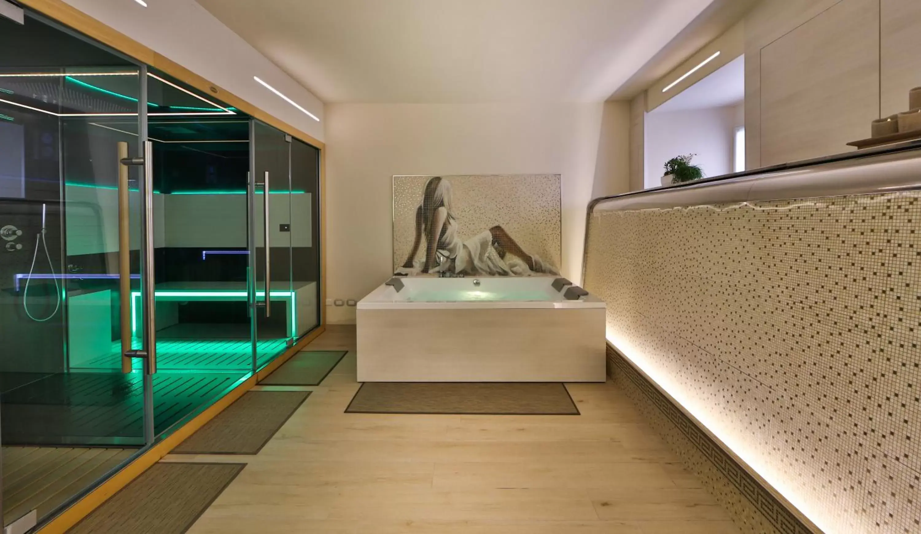 Sauna in Best Western Premier Milano Palace Hotel