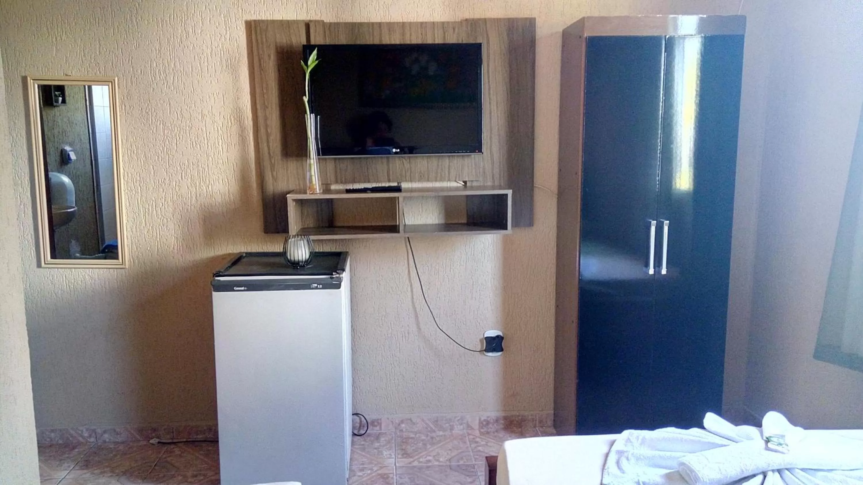 Bed in Pousada Do Pancho