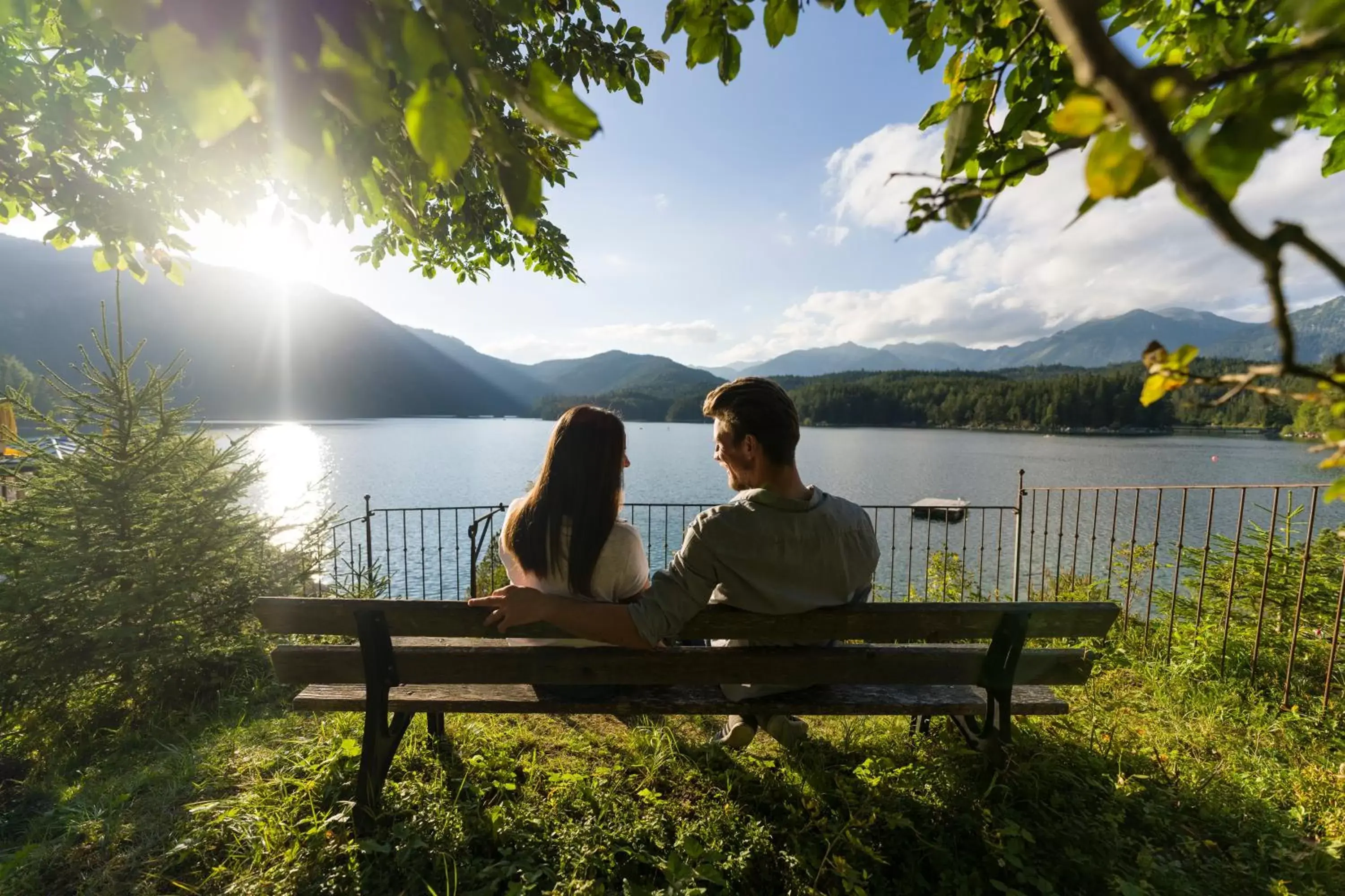 People in Eibsee Hotel