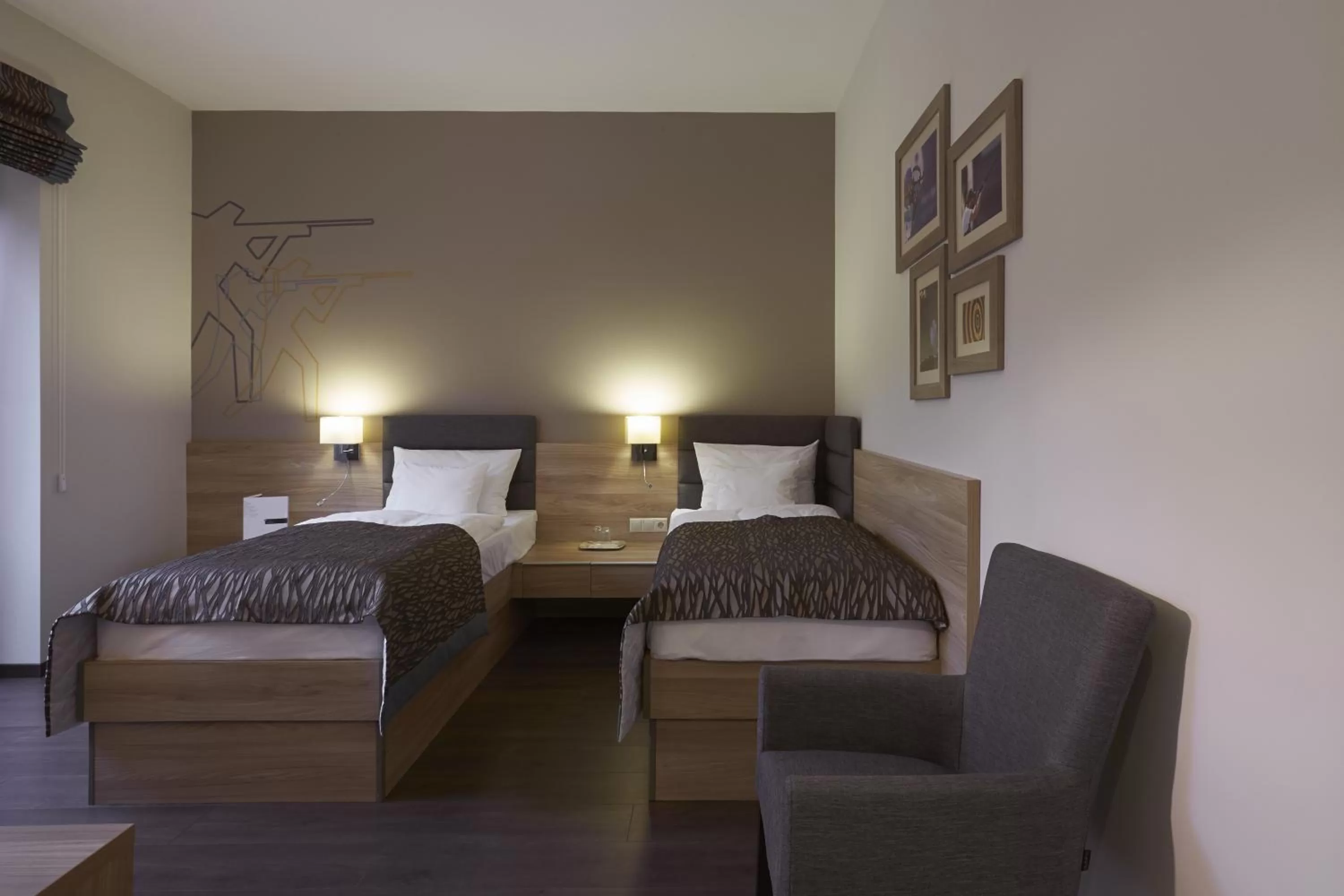 Bed in Hotel Therapia