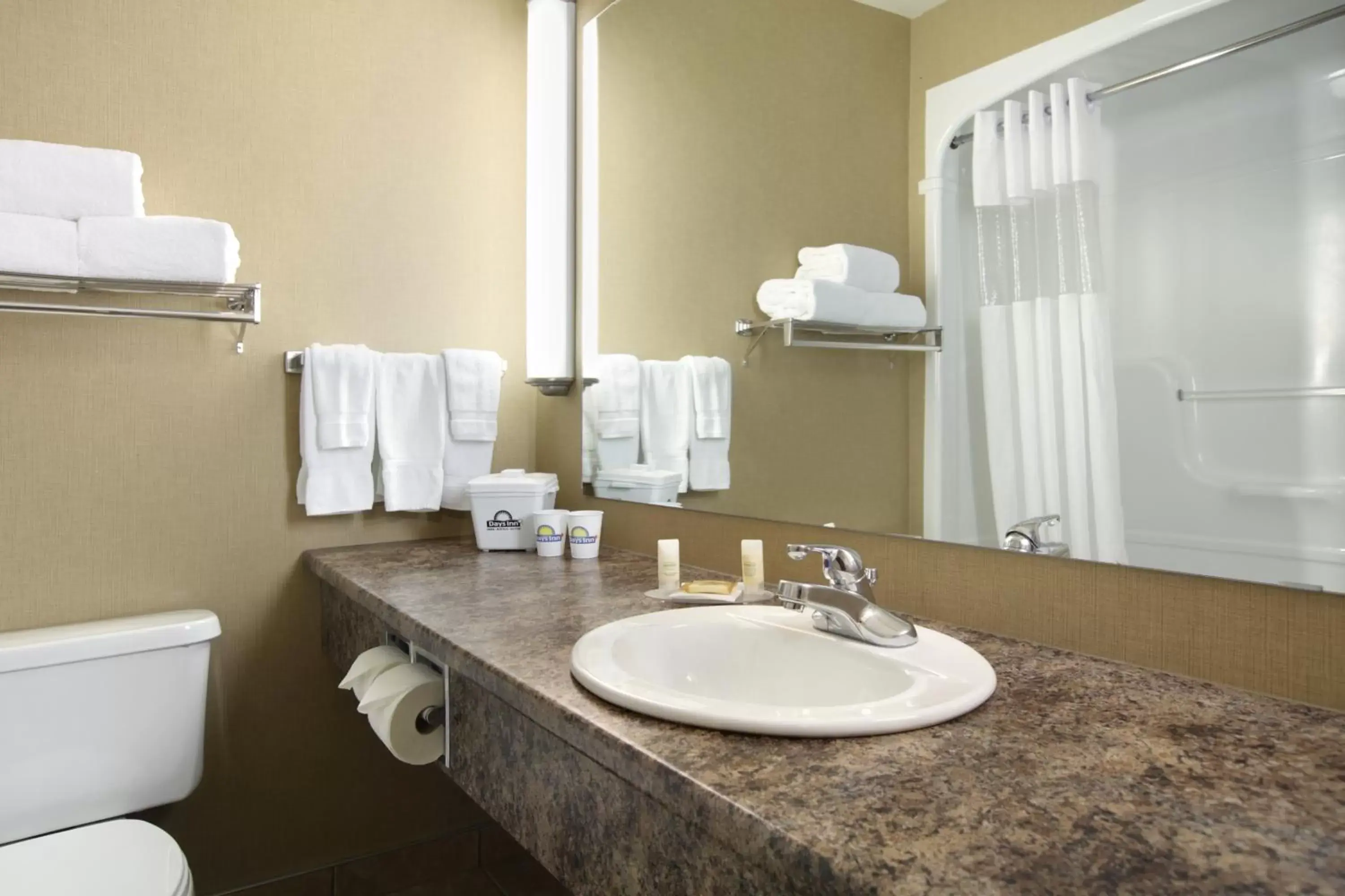 Bathroom in Days Inn & Suites by Wyndham West Edmonton