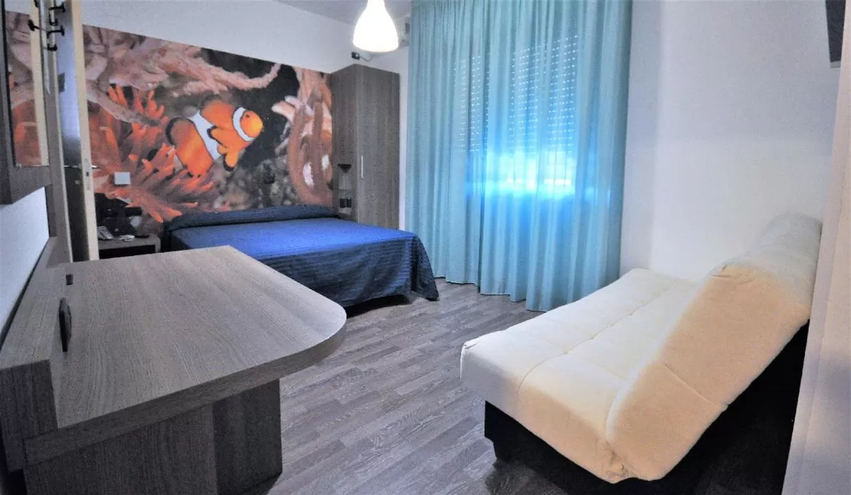 Bed in Hotel Miramare Dipendenza