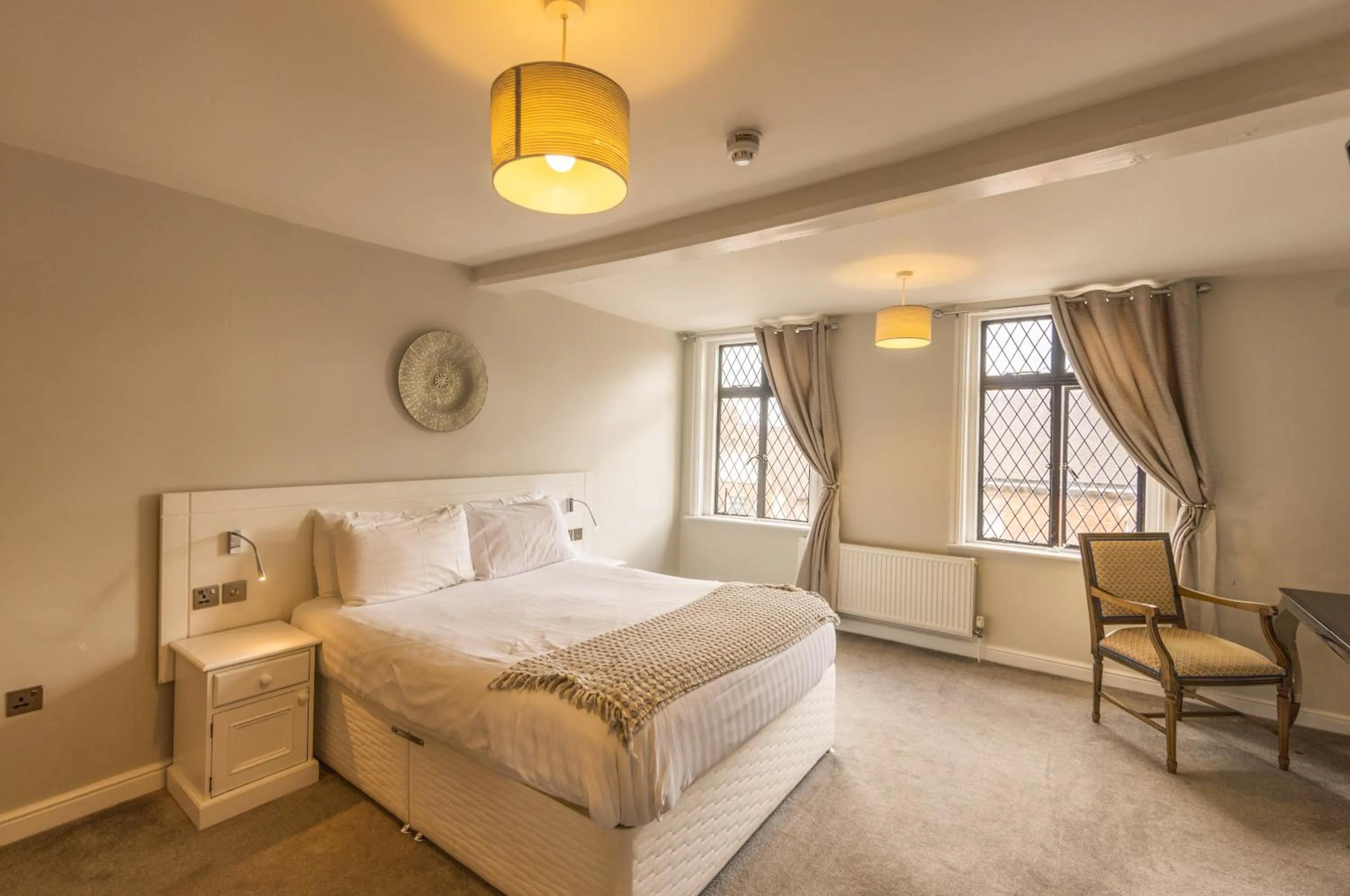 Bed in The White Hart Hotel