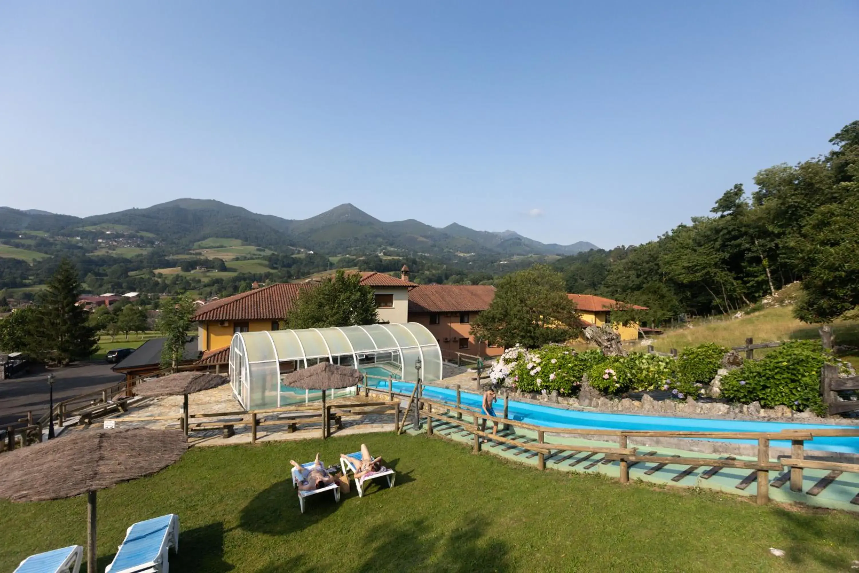 Swimming pool, Pool View in Hotel & Spa Villa de Mestas