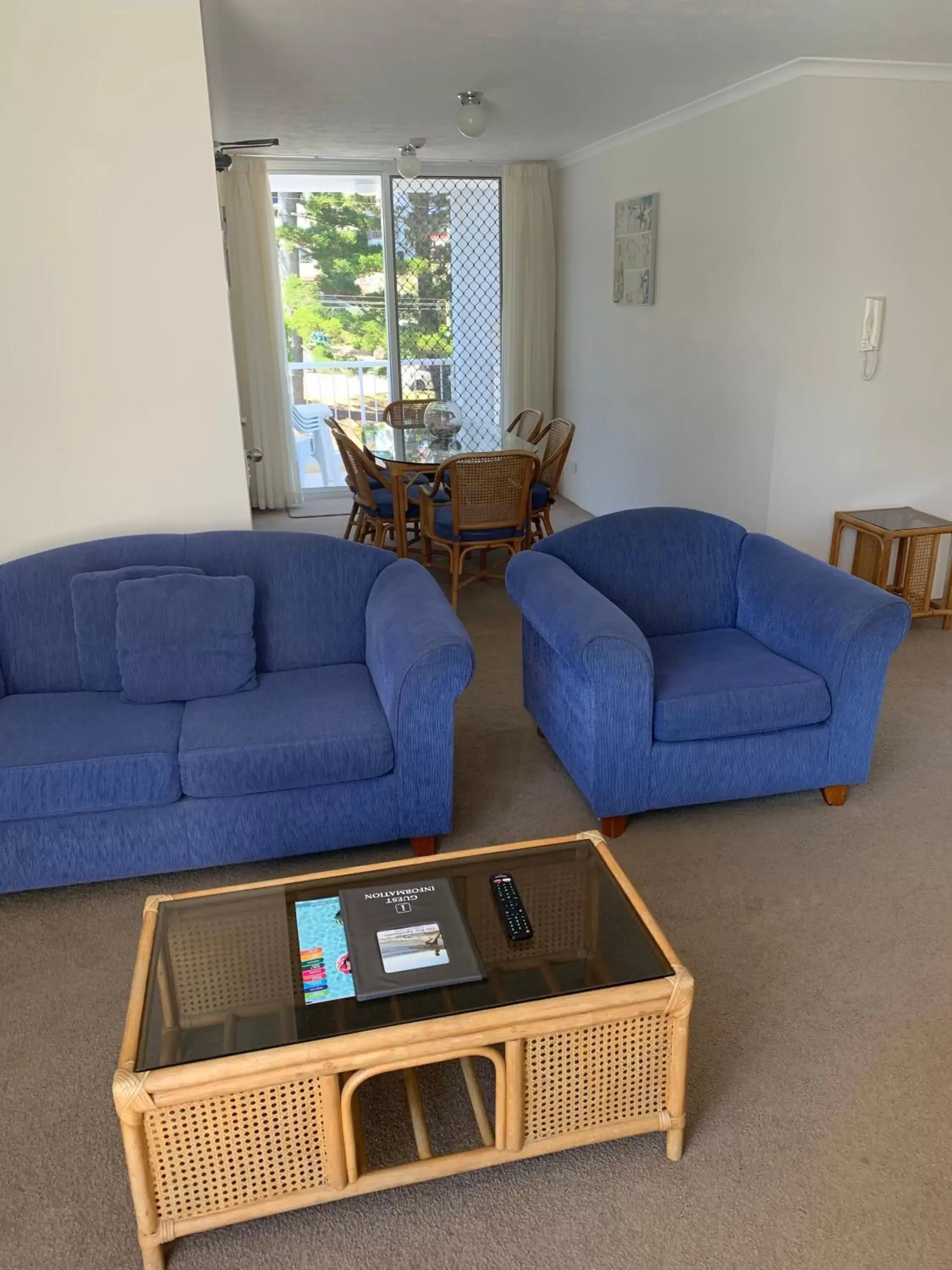 Living room, Seating Area in The Bay Apartments Coolangatta