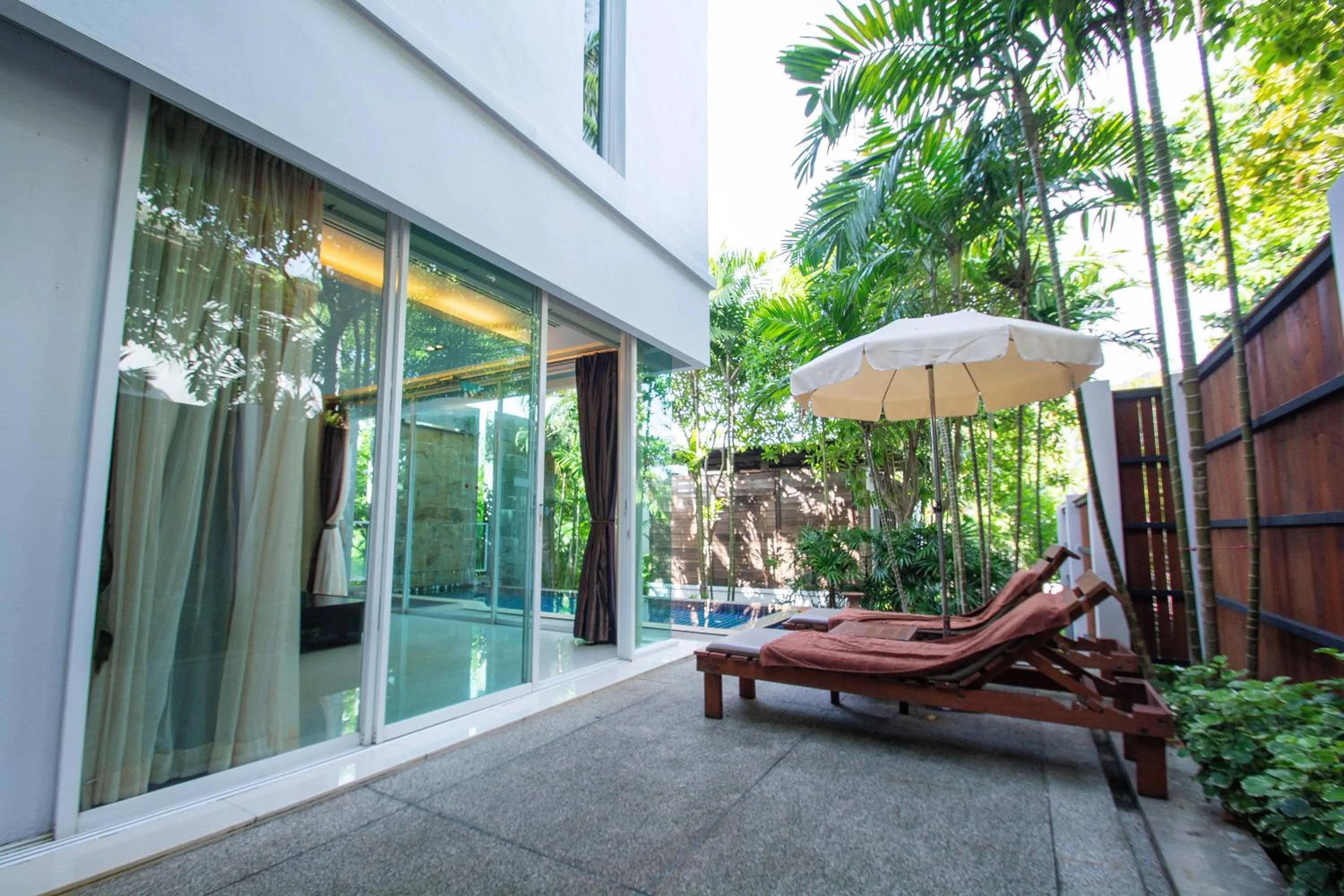 Balcony/Terrace in Peach Blossom Resort & Pool Villa - SHA Plus