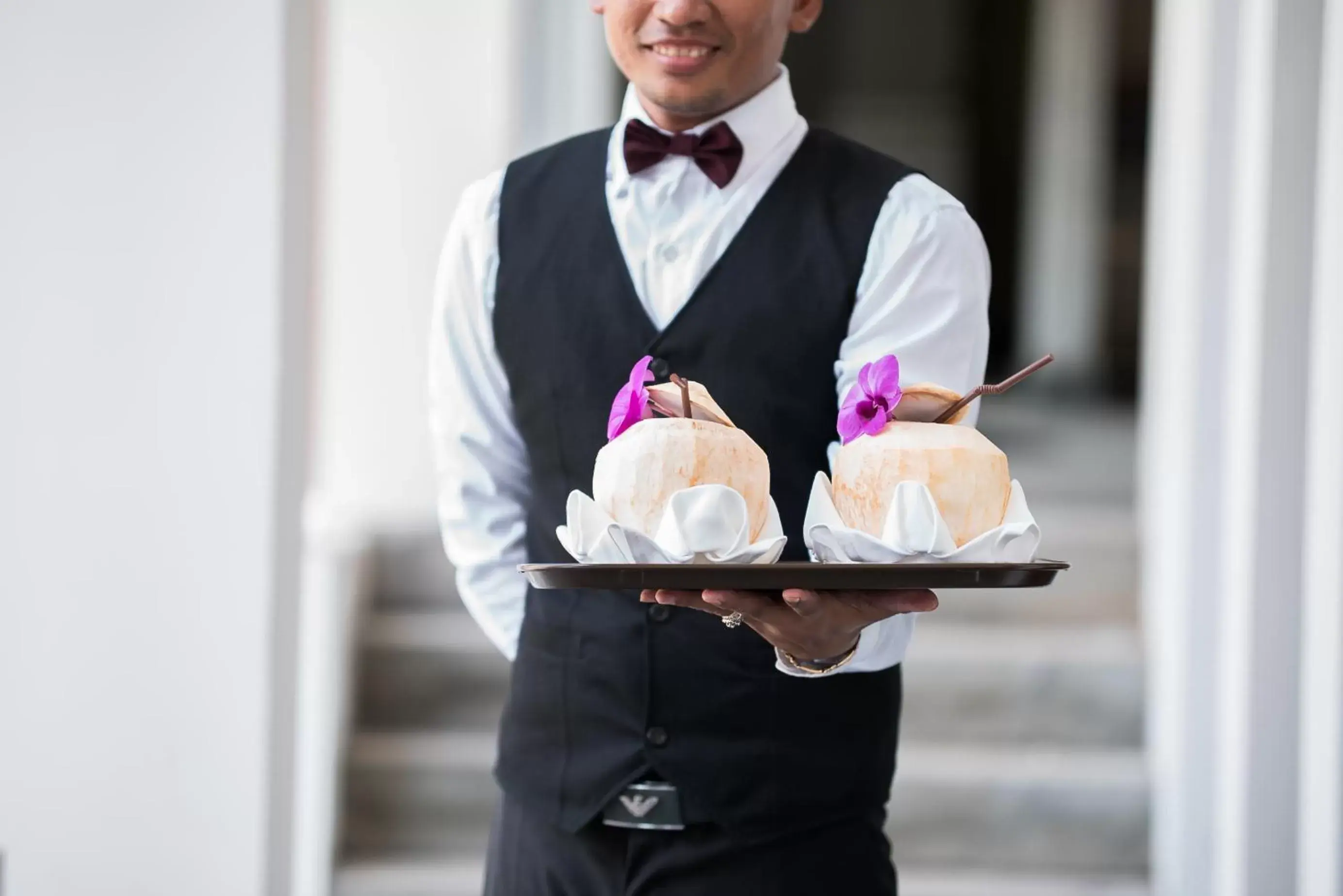 Non alcoholic drinks, Staff in Sabara Angkor Resort & Spa