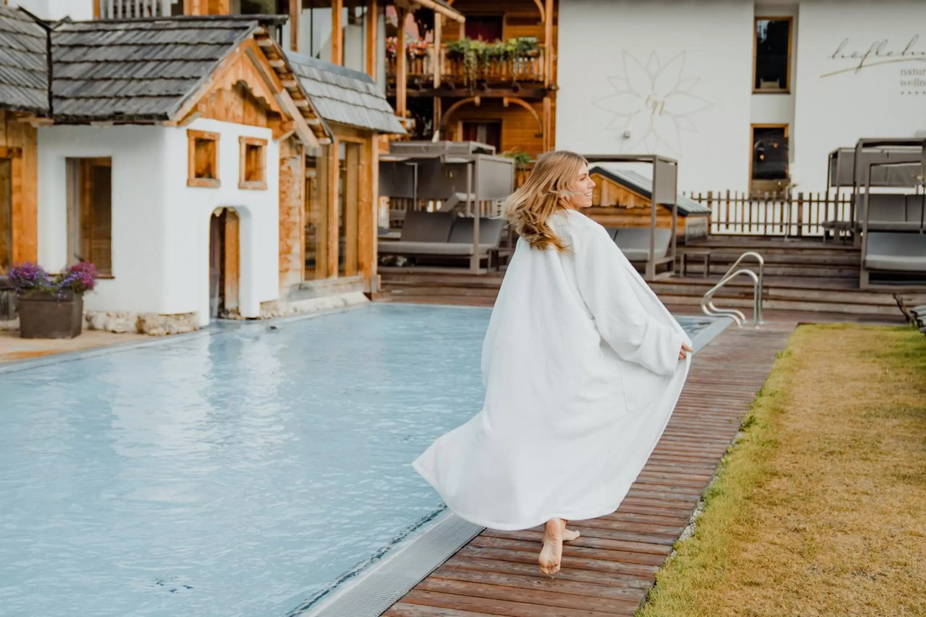 Steam room, Swimming Pool in Natur- und Wellnesshotel Höflehner