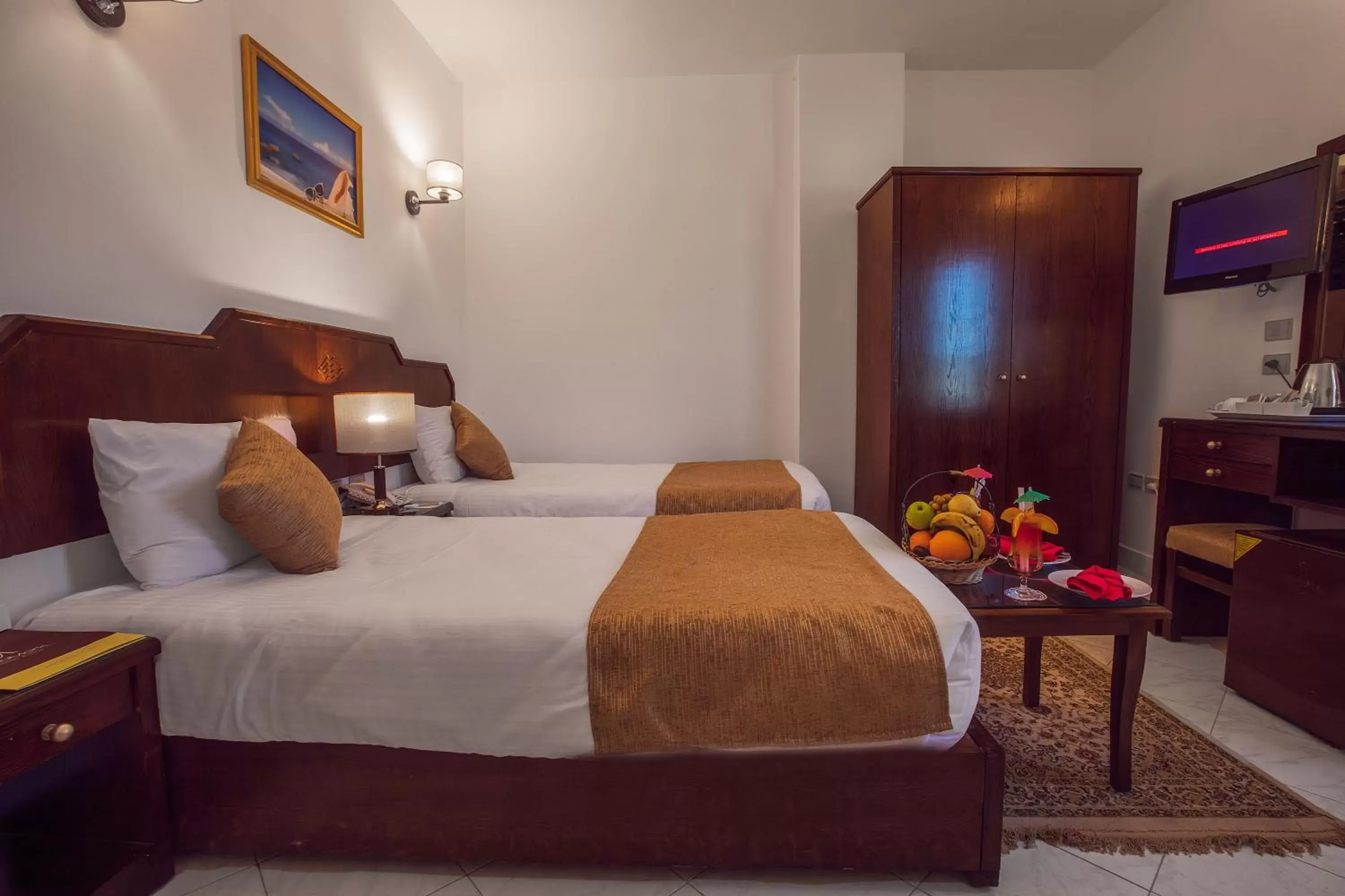 Bed in MinaMark Beach Resort for Families and Couples Only