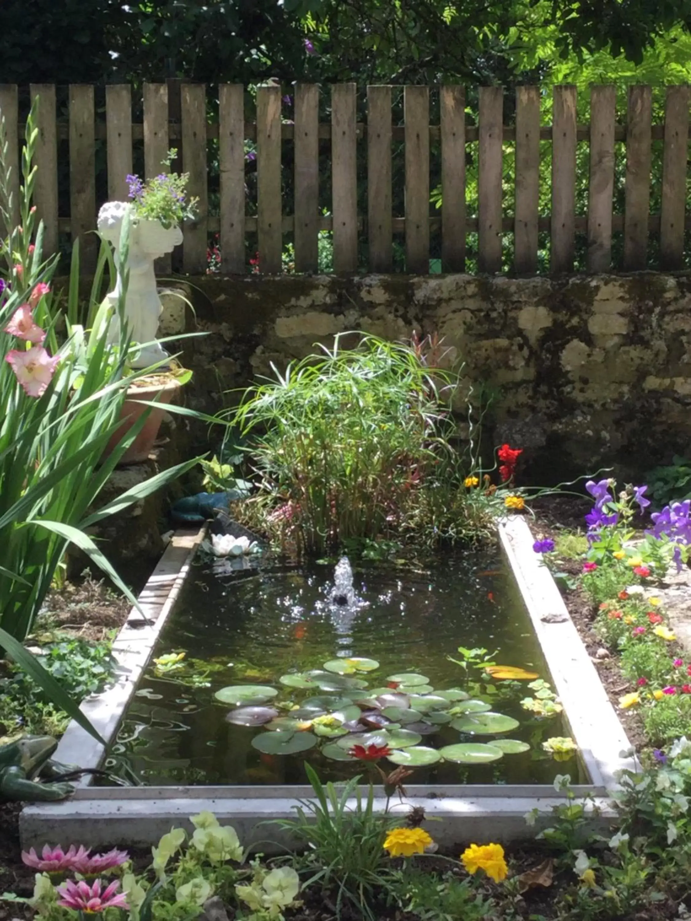 Garden in Les noyers aulnay