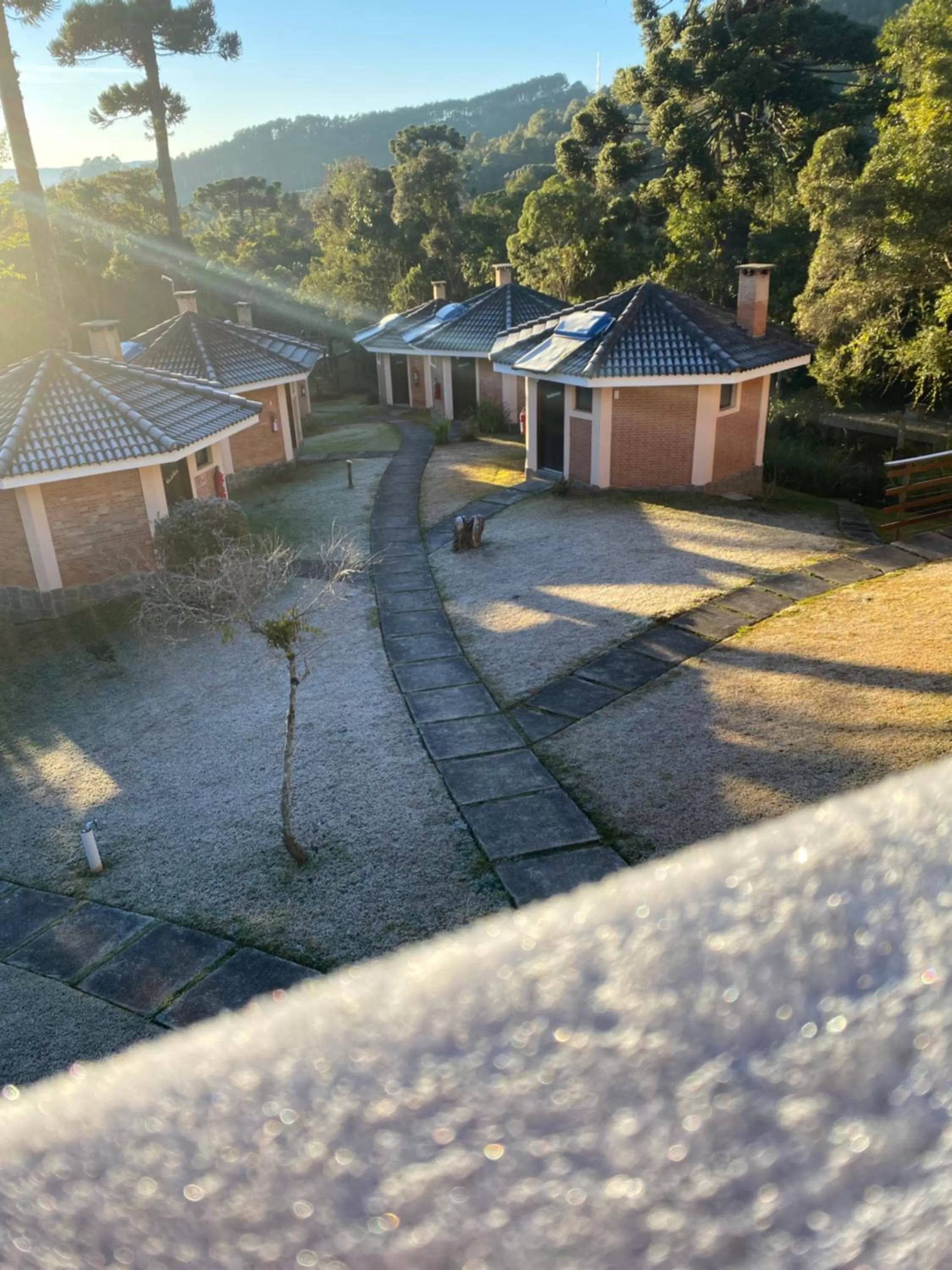 Garden view in Pousada 3 Pinheiros