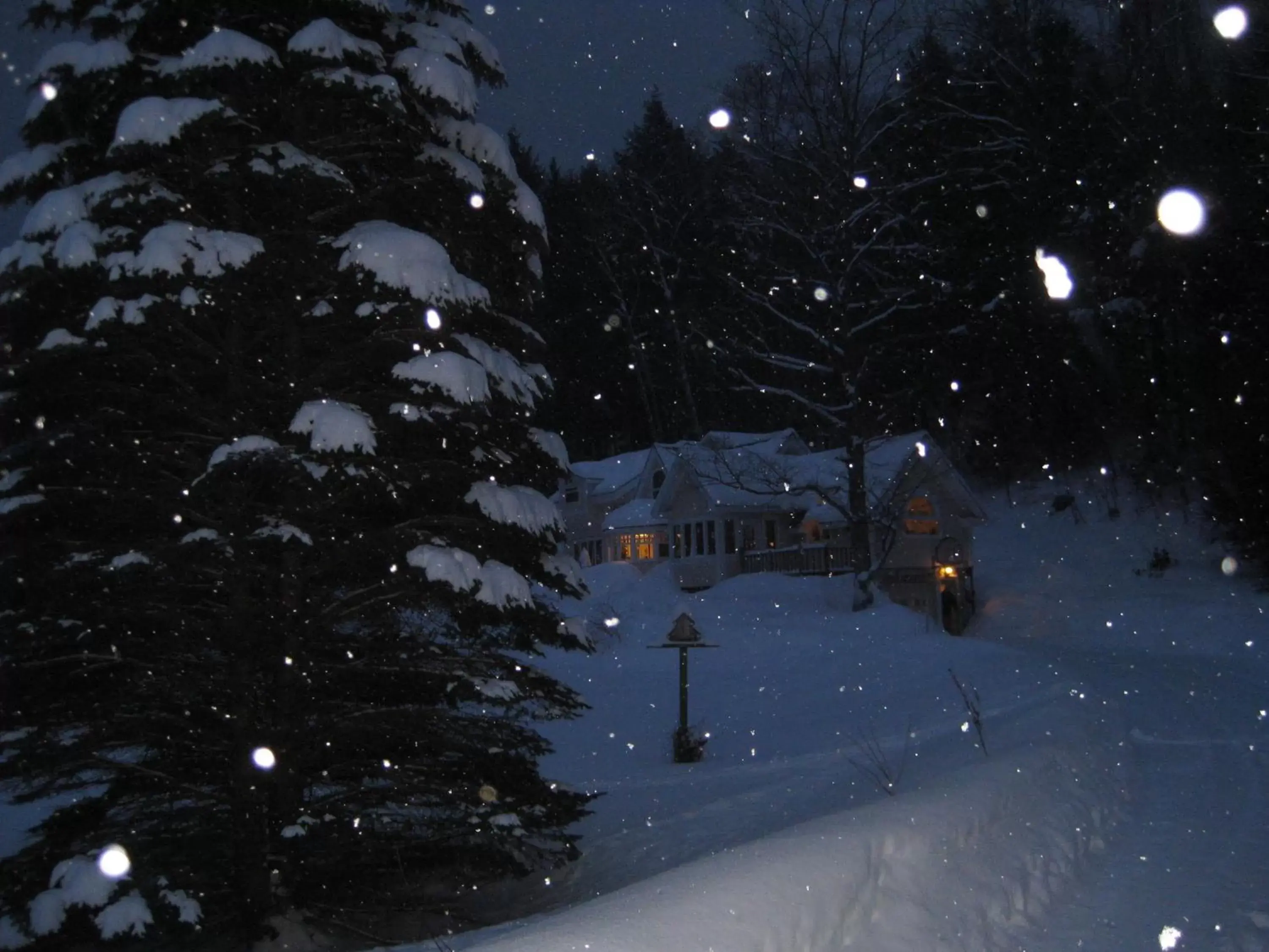 Area and facilities, Winter in Mountain Valley Retreat