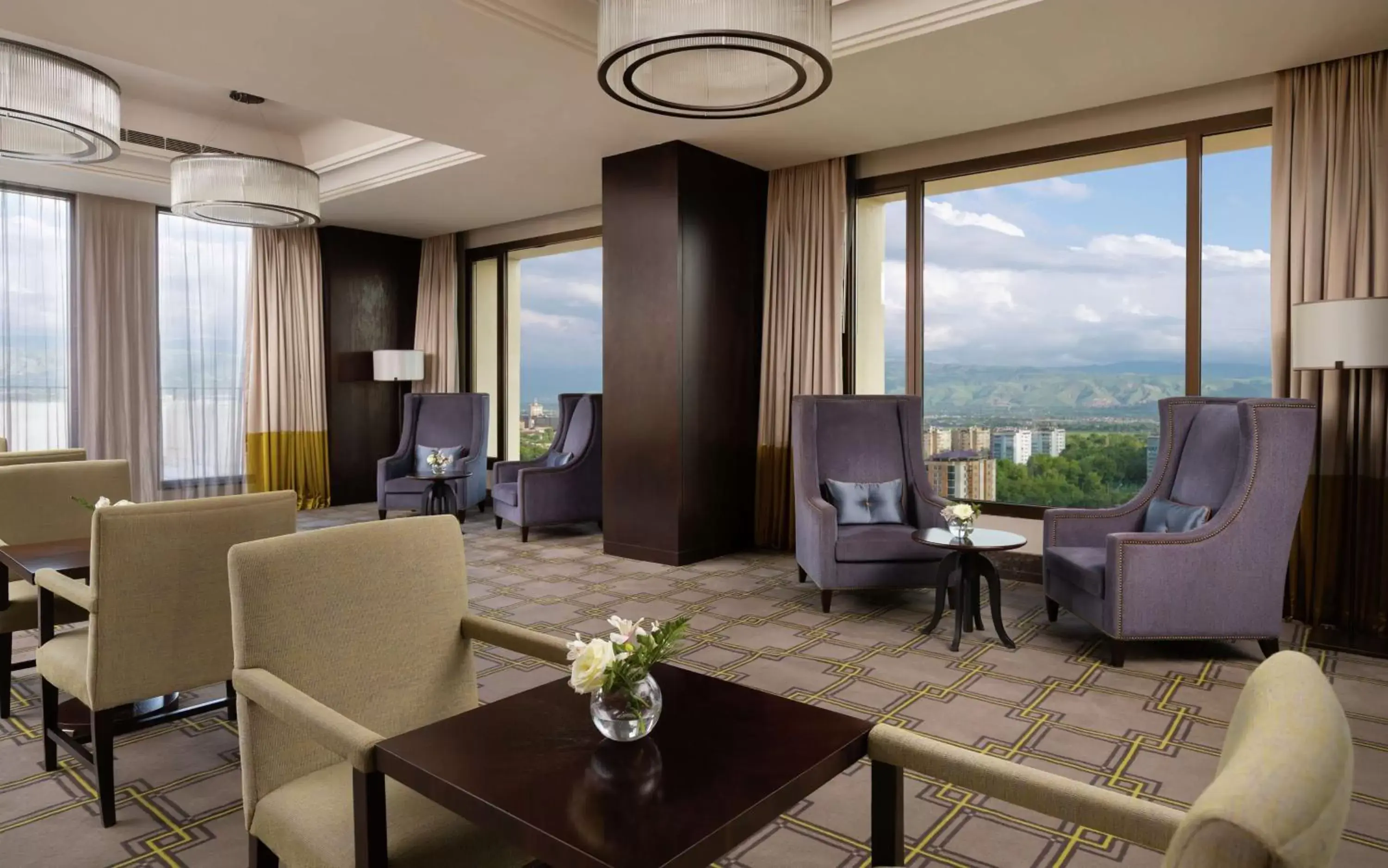 Property building, Seating Area in Hilton Dushanbe