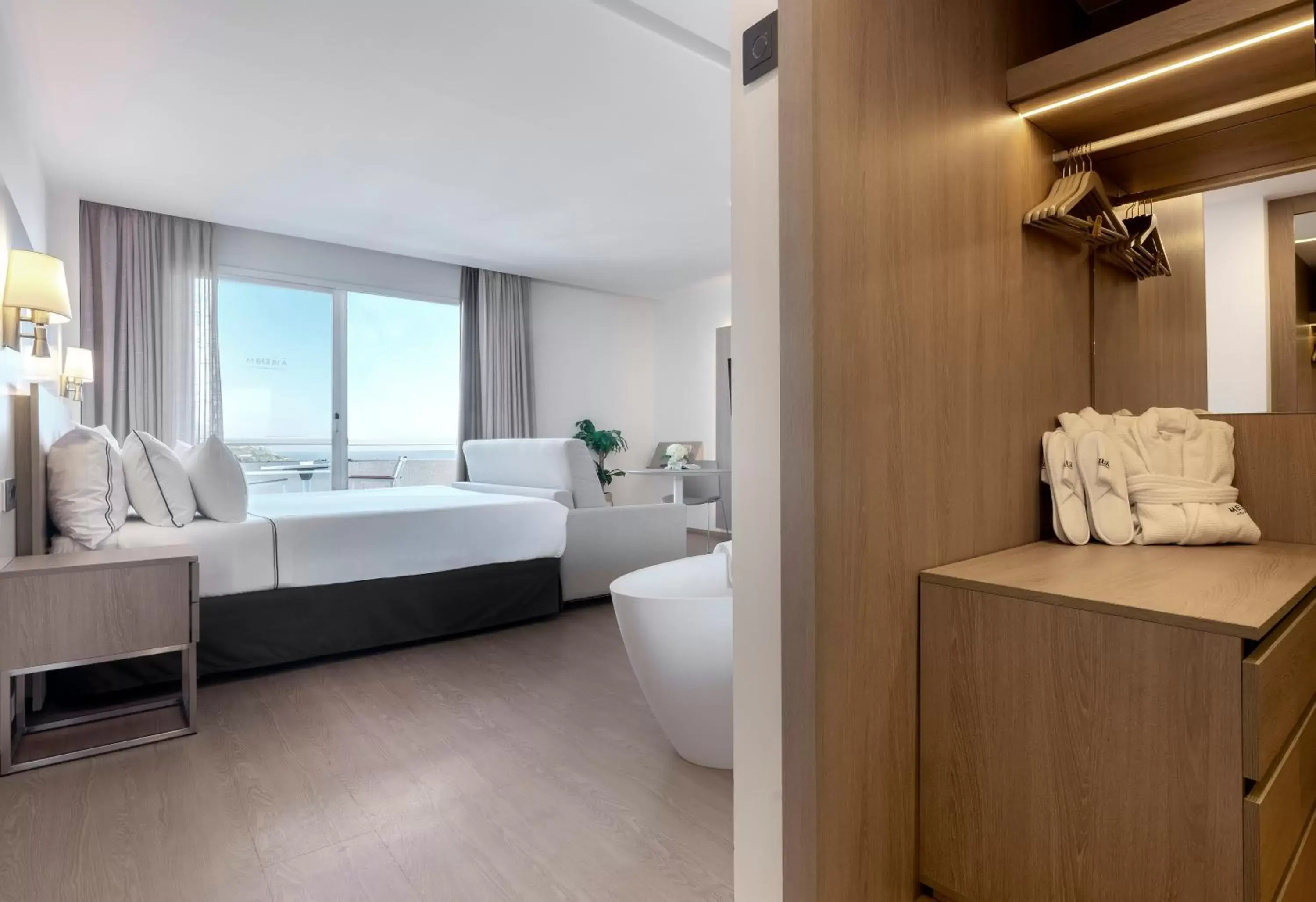 Bed in Melia Sitges