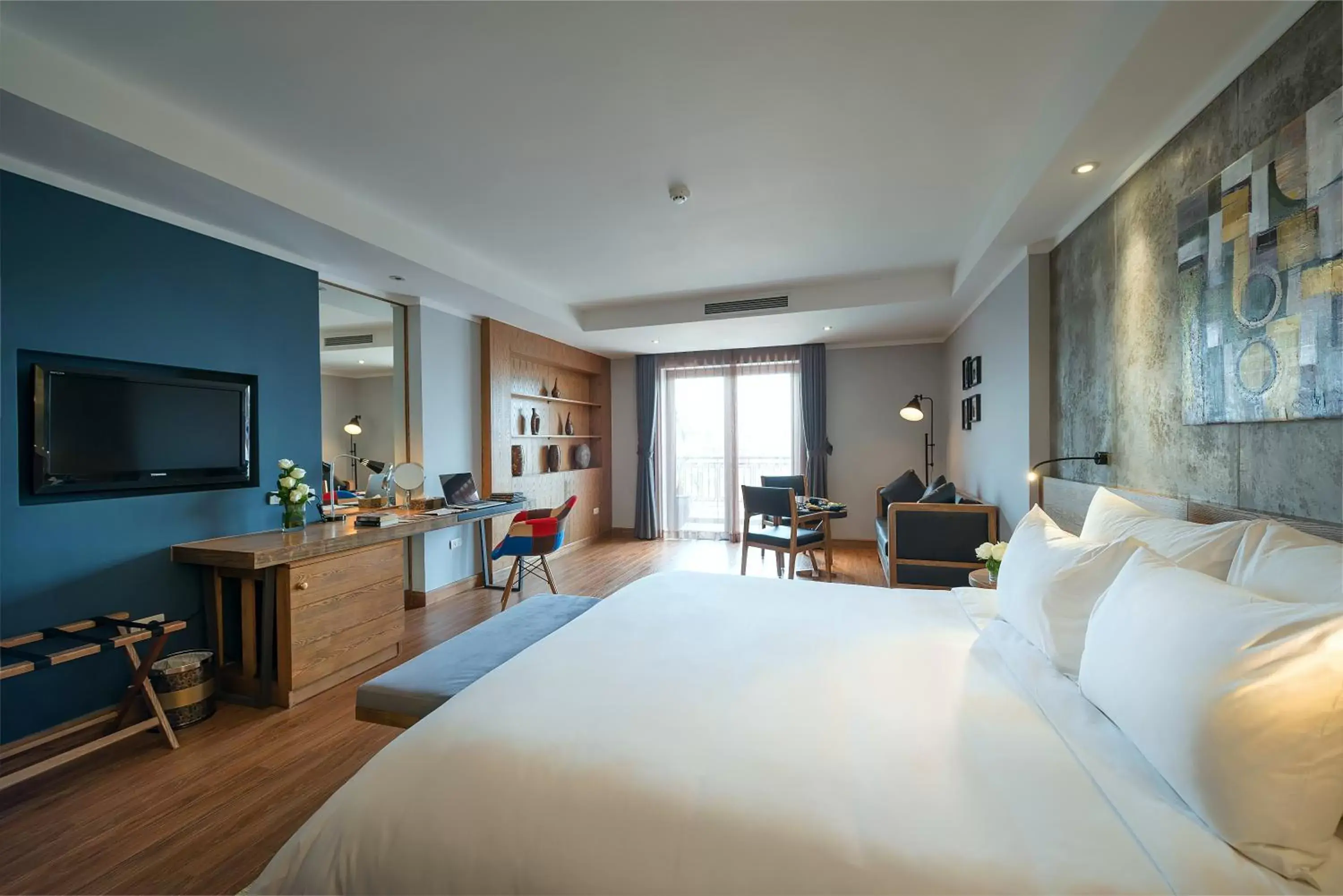 Photo of the whole room, Bed in Bespoke Trendy Hotel Hanoi Photo of the whole room, Bed in Bespoke Trendy Hotel Hanoi