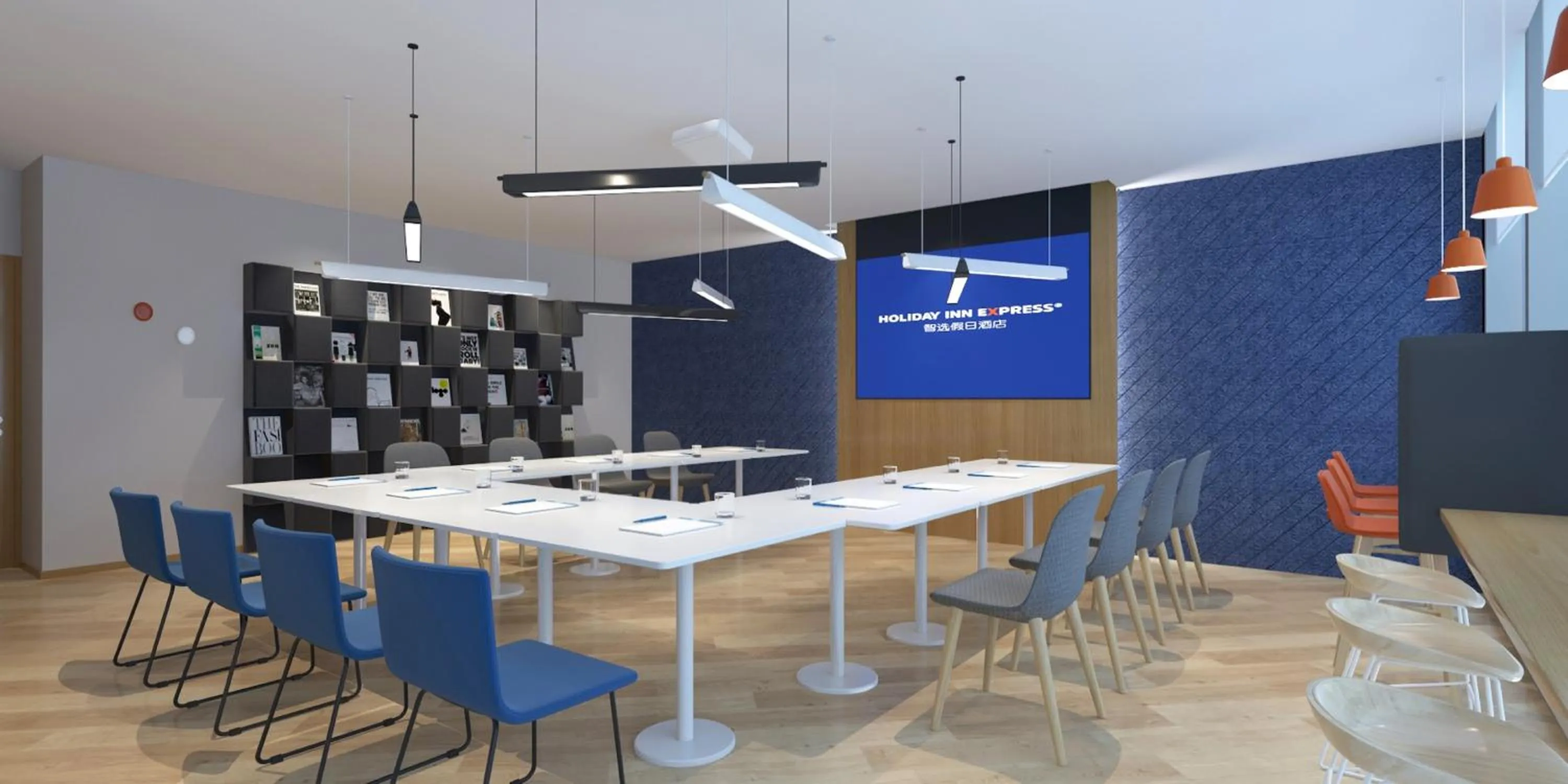 Meeting/conference room in Holiday Inn Express Hangzhou Jiuzhou by IHG