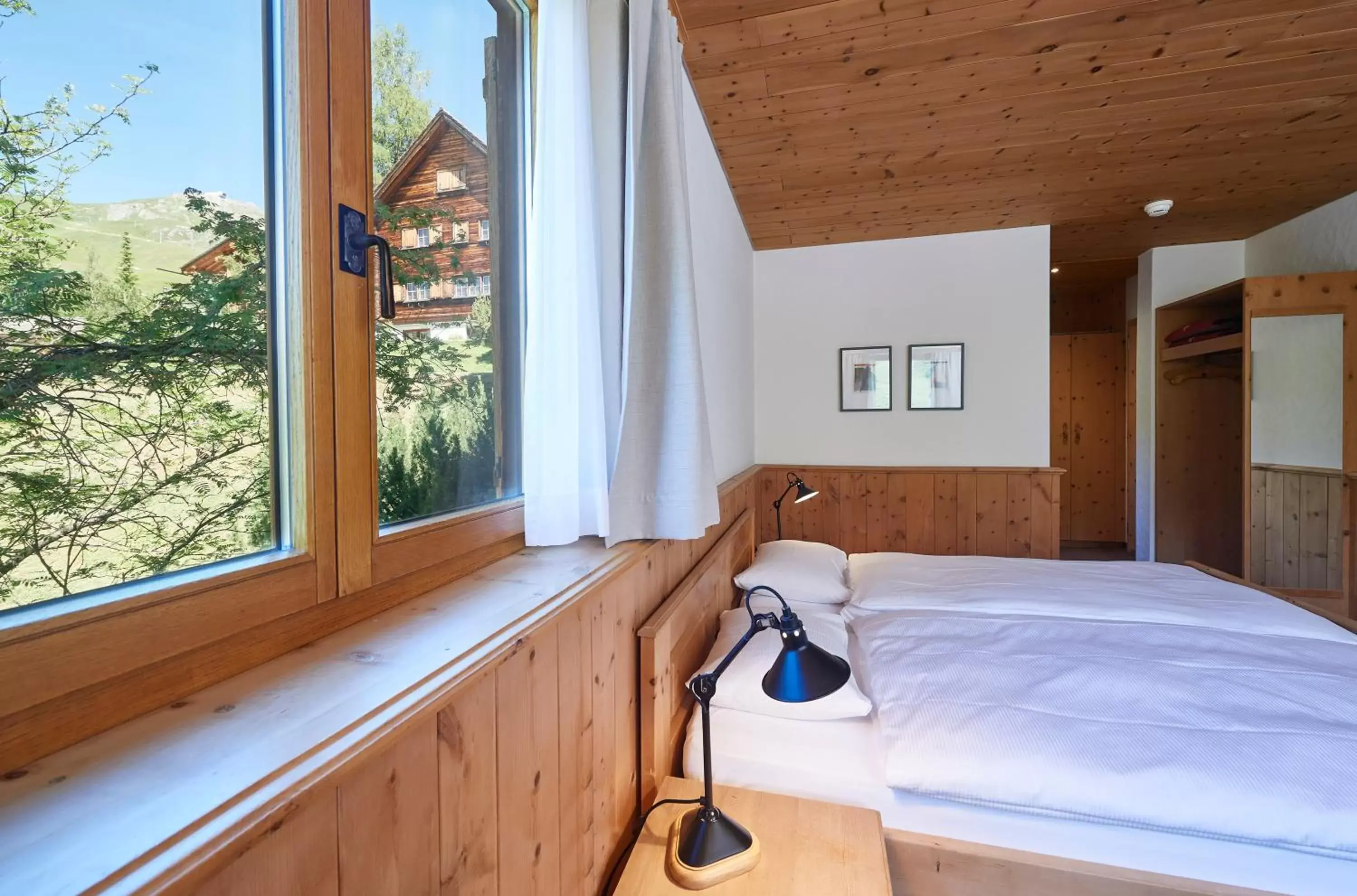 View (from property/room), Bed in Hotel Stoffel - adults only