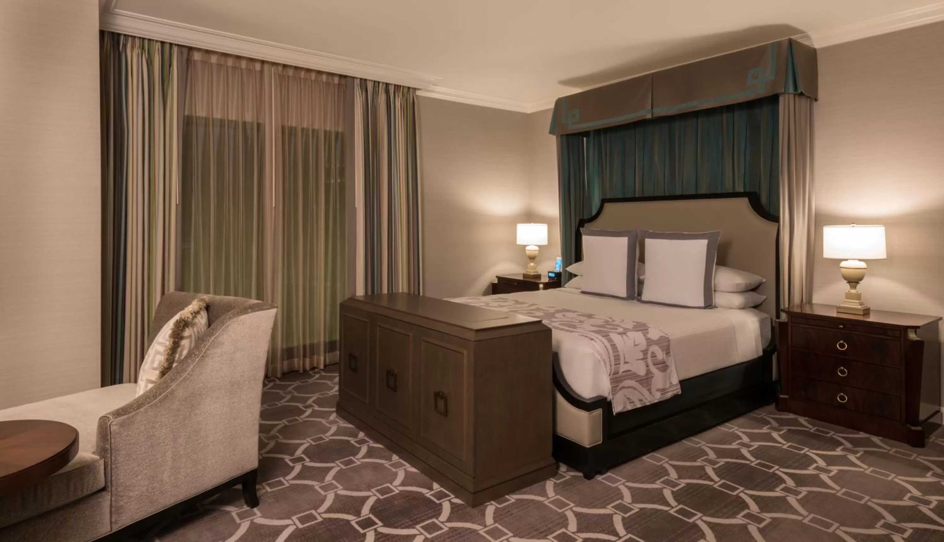 Bed in Caesars Palace Hotel & Casino