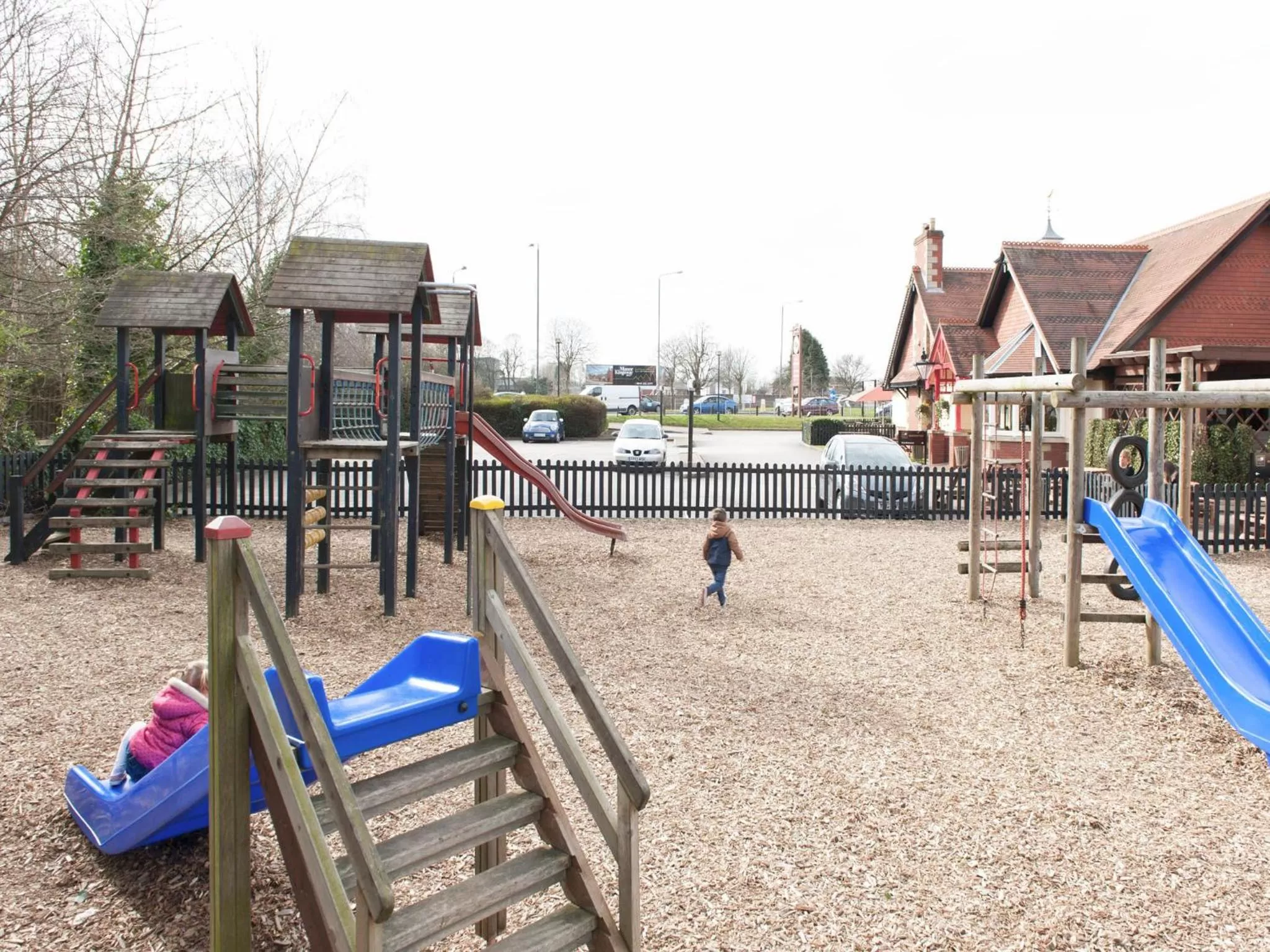 Children play ground in Kings Highway, Derby by Marston's Inns