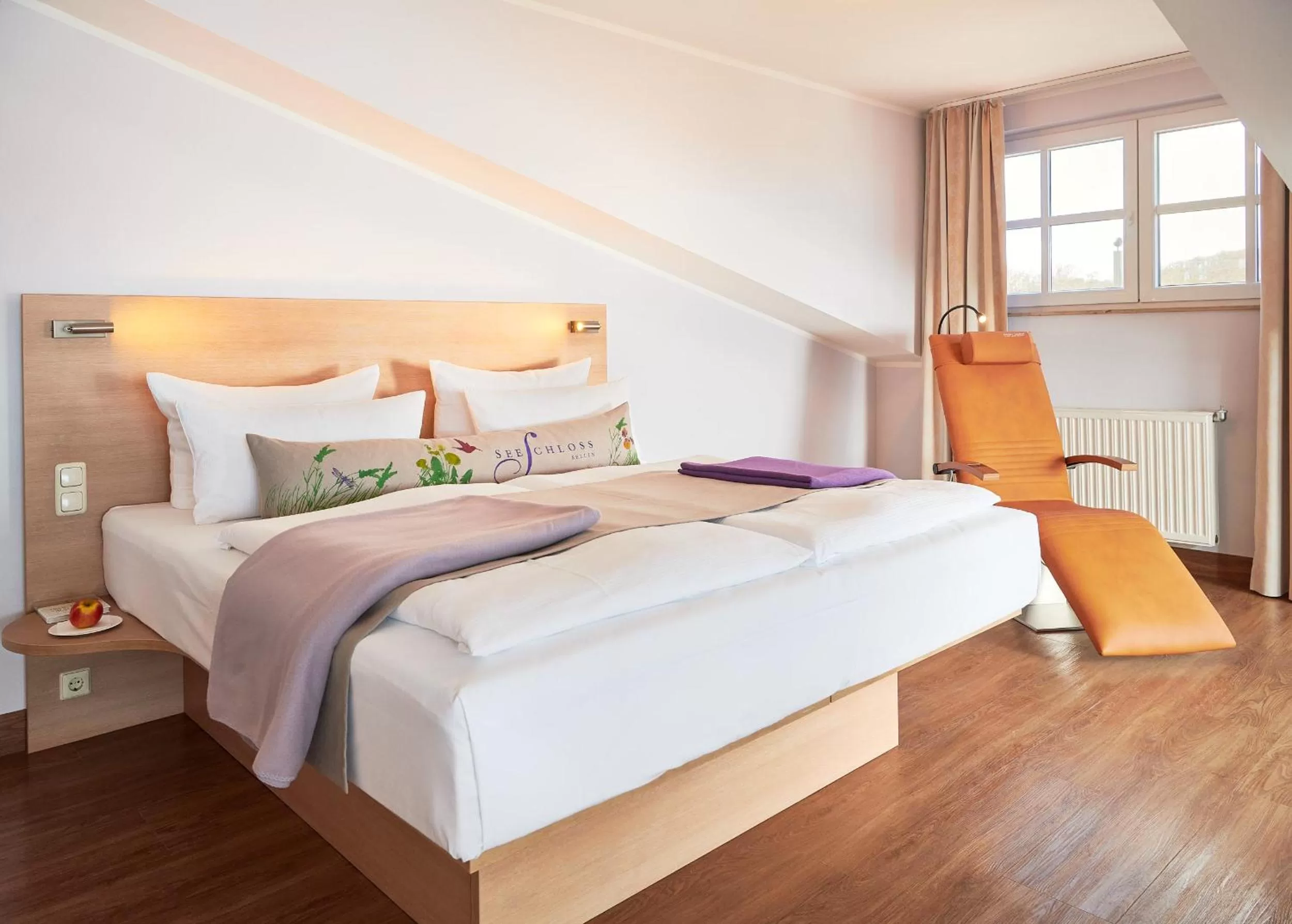 Bed in Seeschloss Sellin