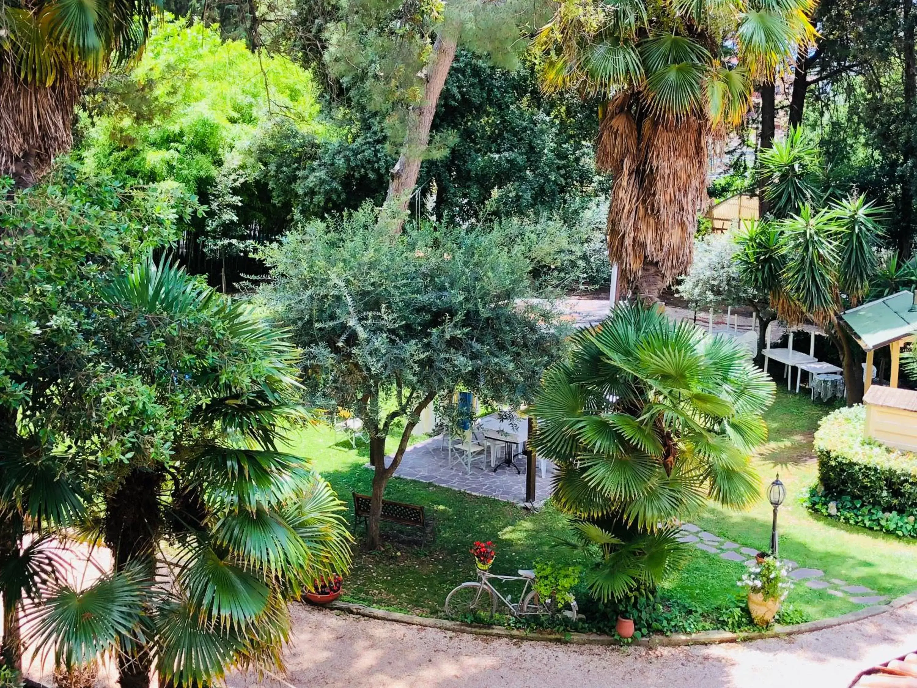 Garden in Villa Berghella