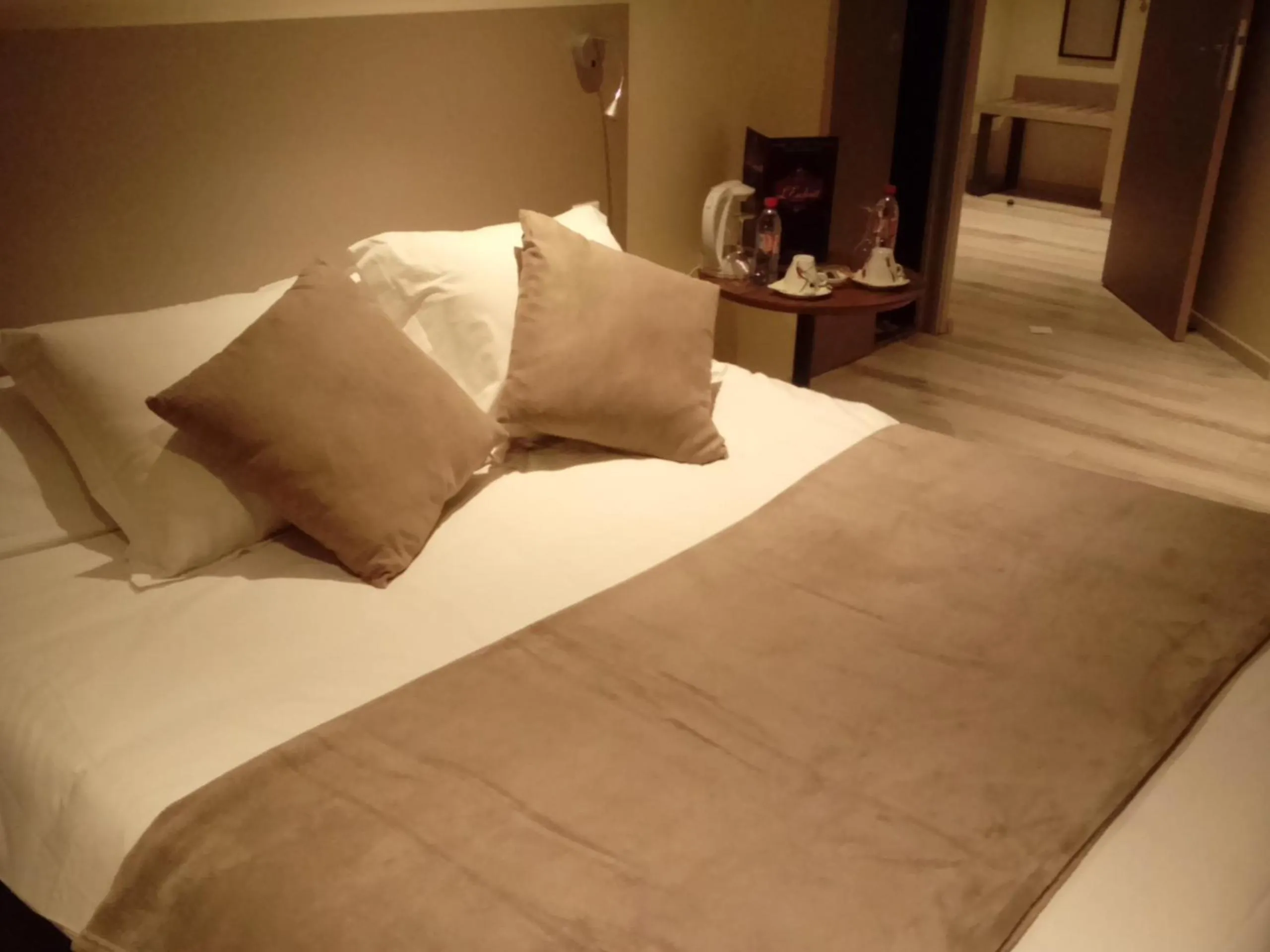 Decorative detail, Bed in Le Grand Hotel