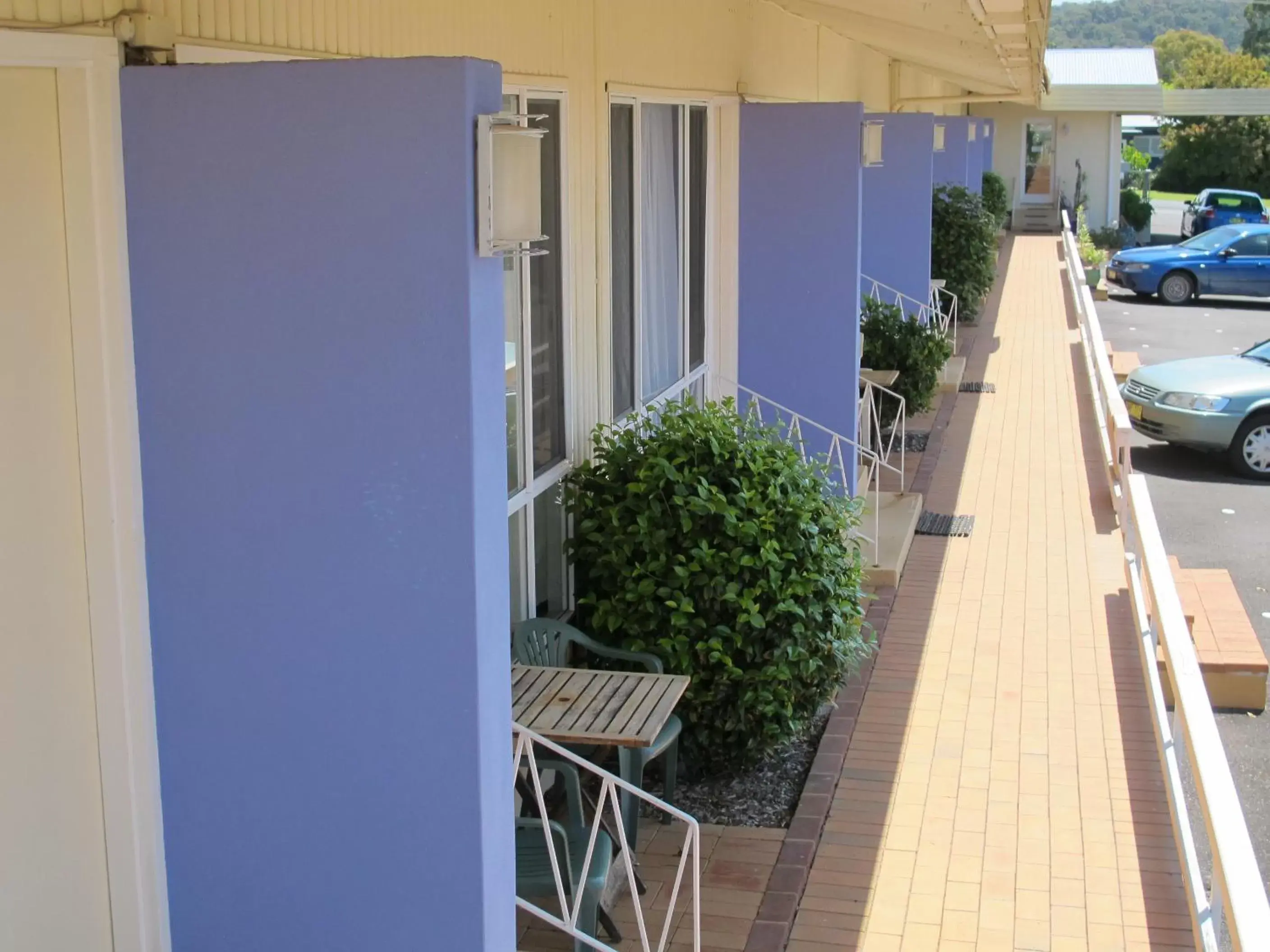 Facade/entrance, Balcony/Terrace in Merimbula Gardens Motel