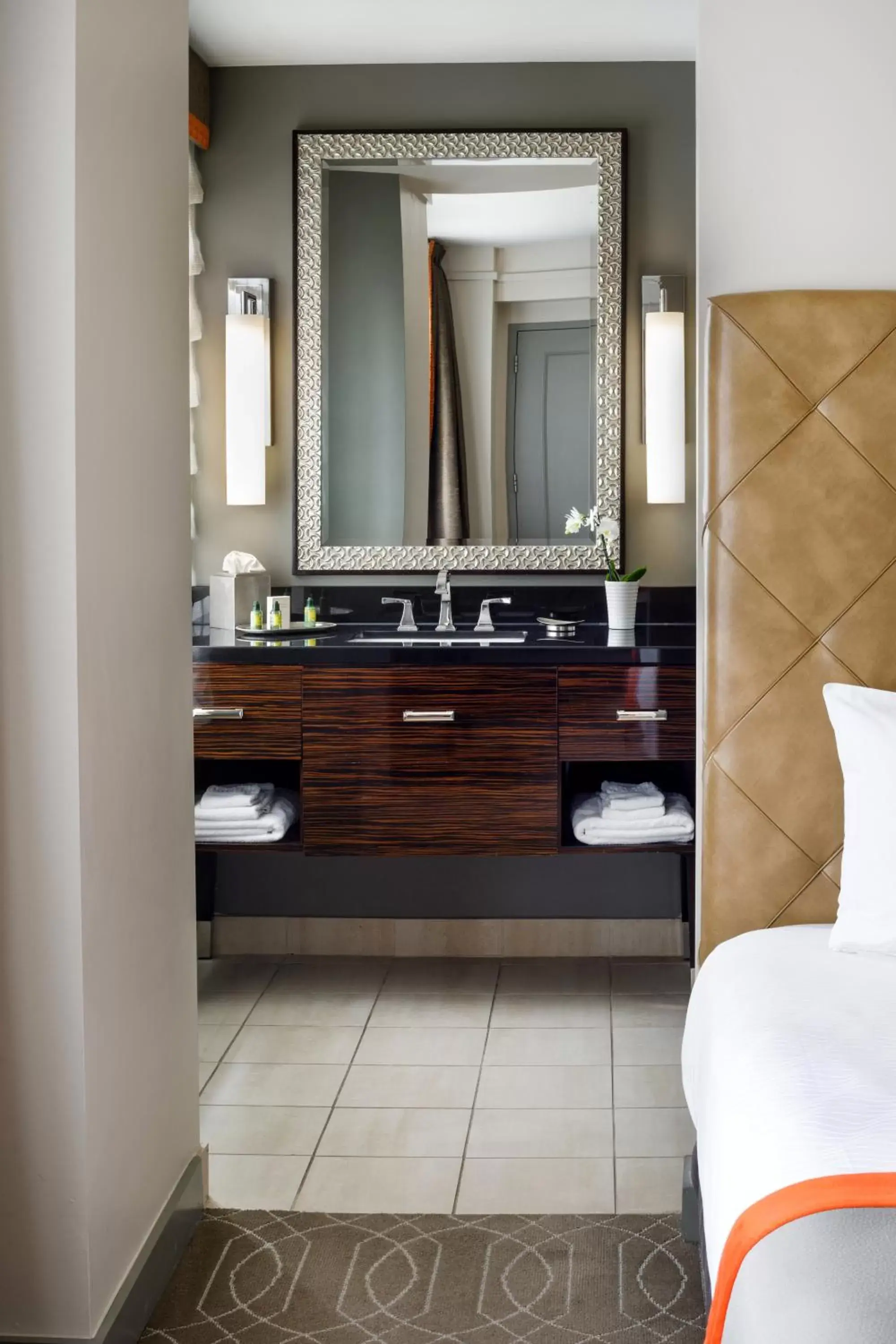 Bathroom in Colcord Hotel Oklahoma City, Curio Collection by Hilton