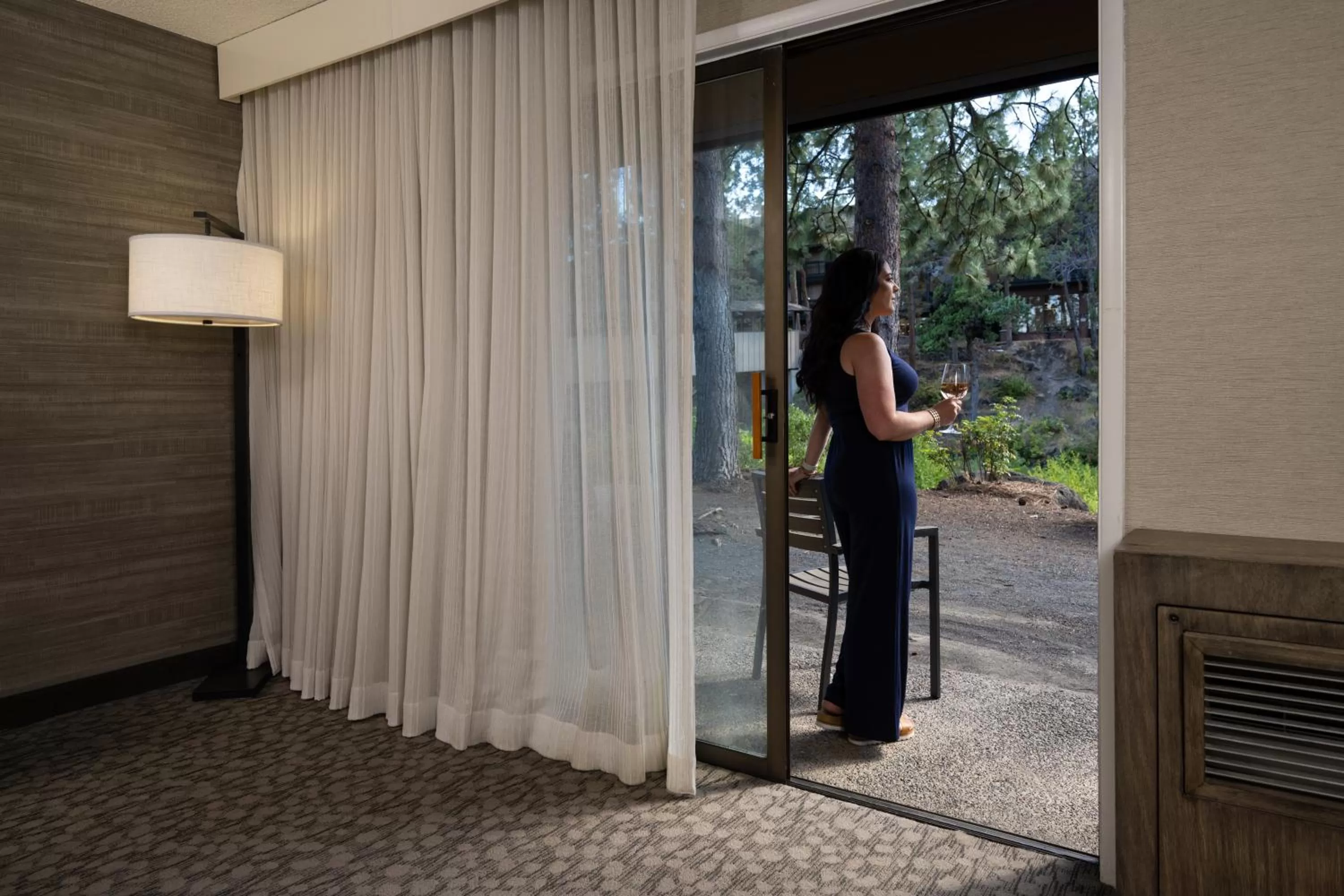 Patio in Riverhouse Lodge