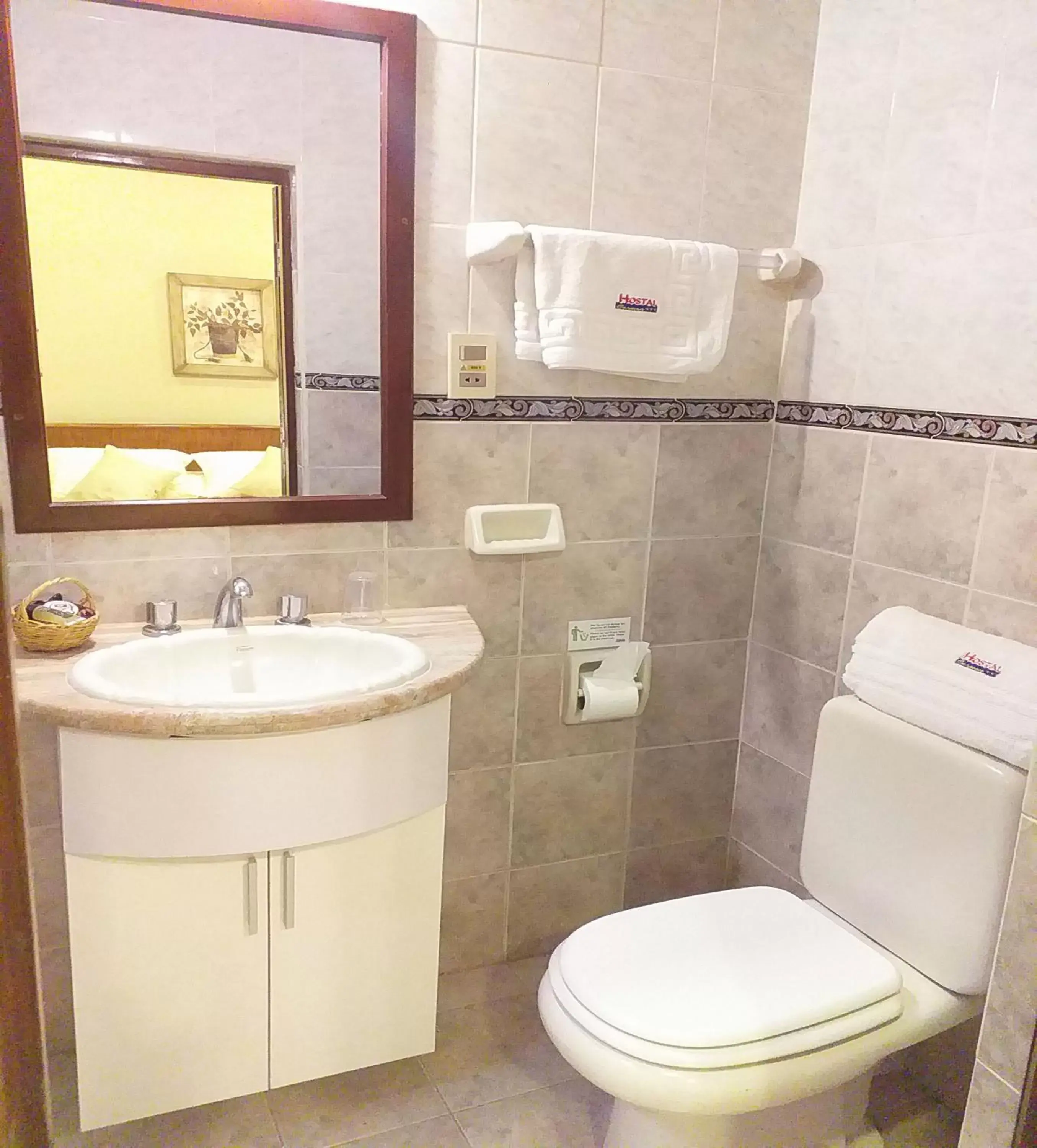 Toilet, Bathroom in Hotel Carmen