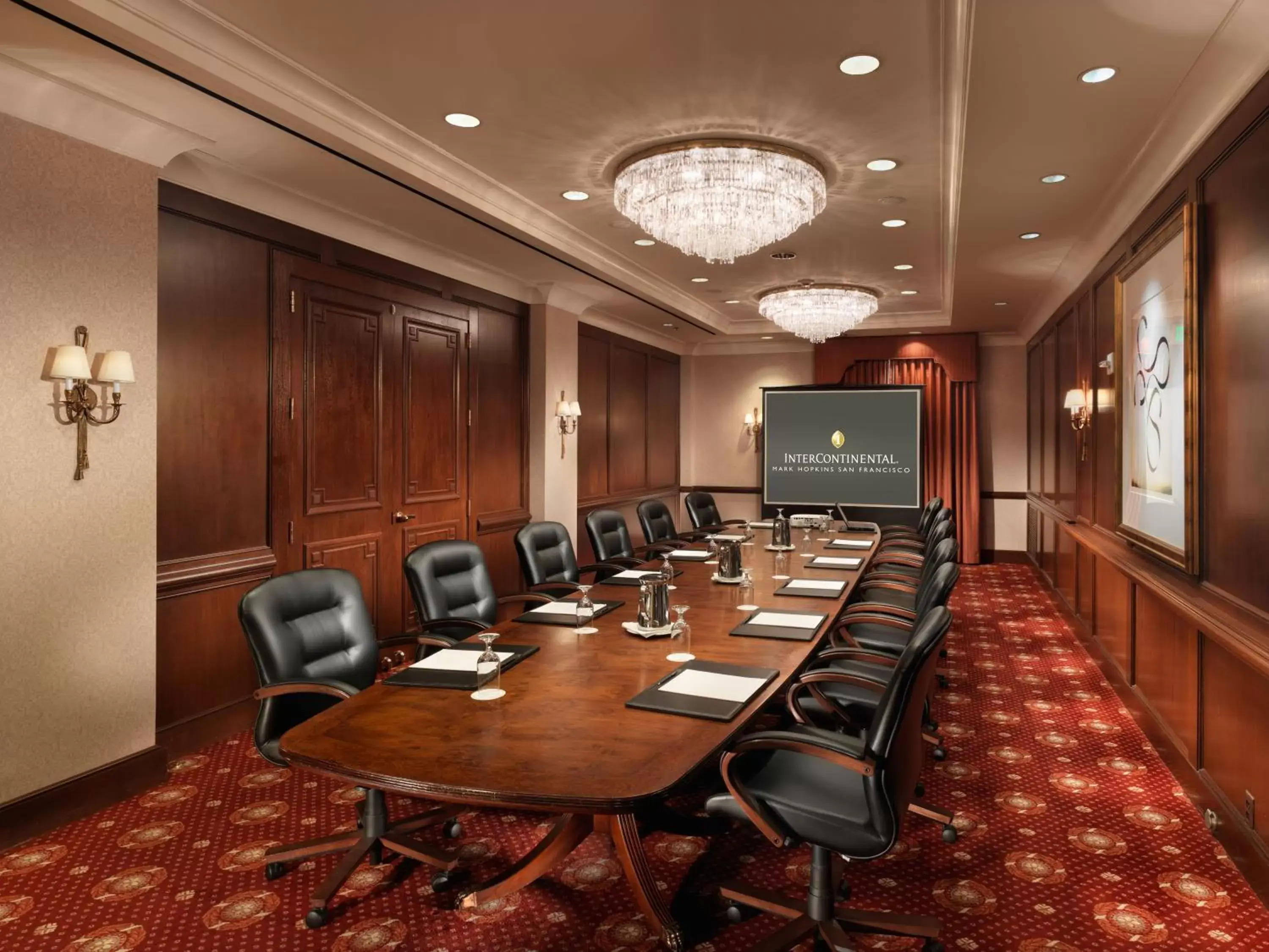 Meeting/conference room in InterContinental Mark Hopkins San Francisco, an IHG Hotel