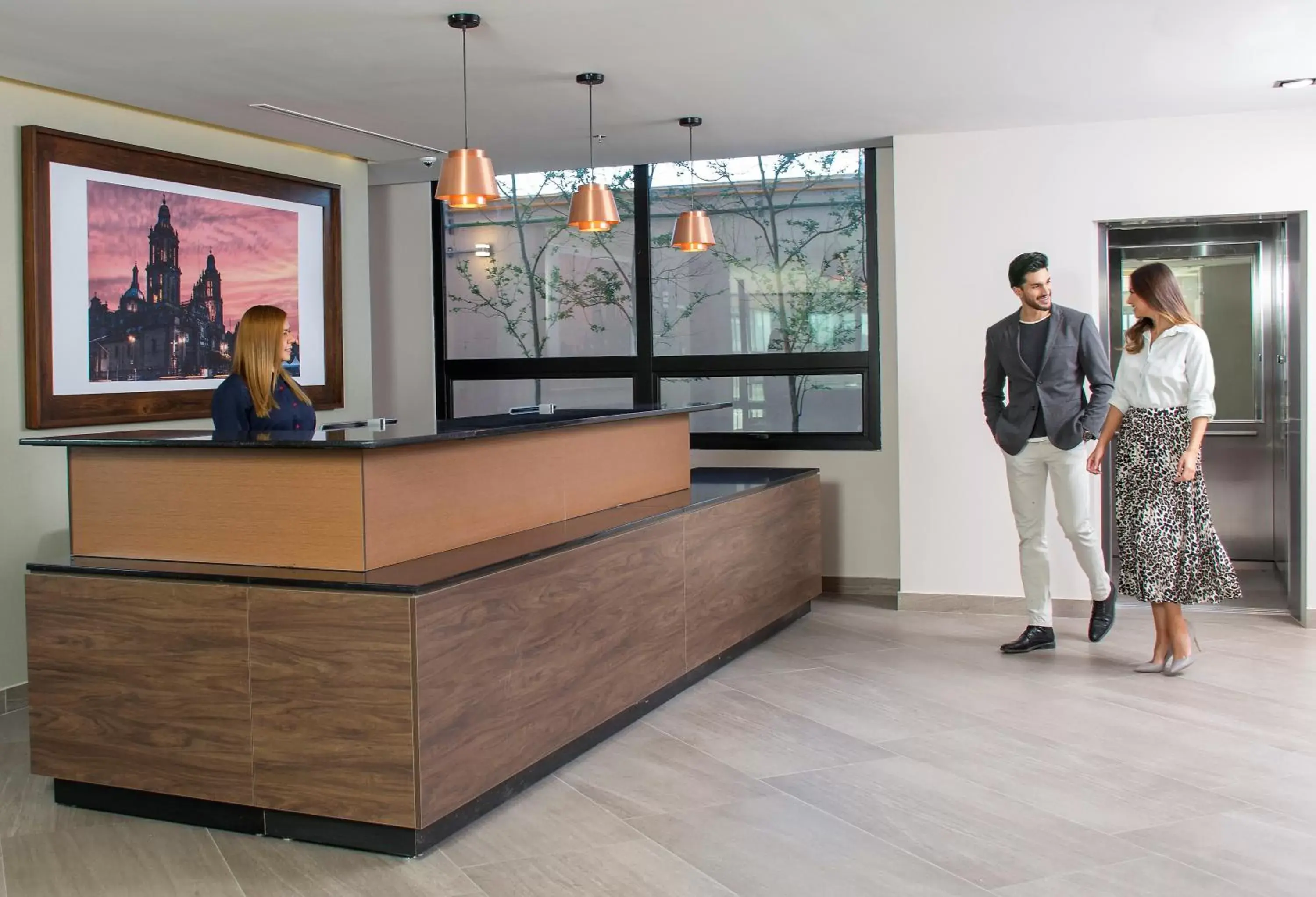 Property building, Lobby/Reception in Staybridge Suites - Guadalajara Novena, an IHG Hotel