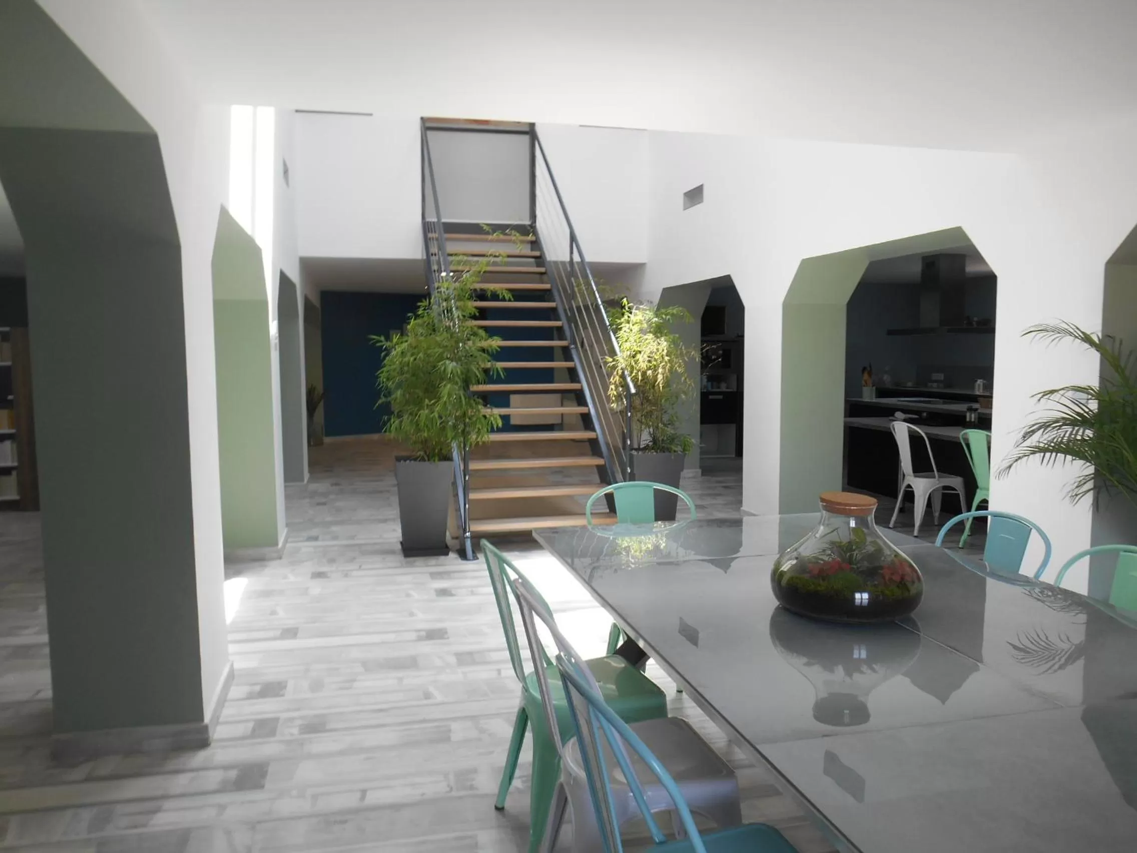 Communal lounge/ TV room in L'hacienda