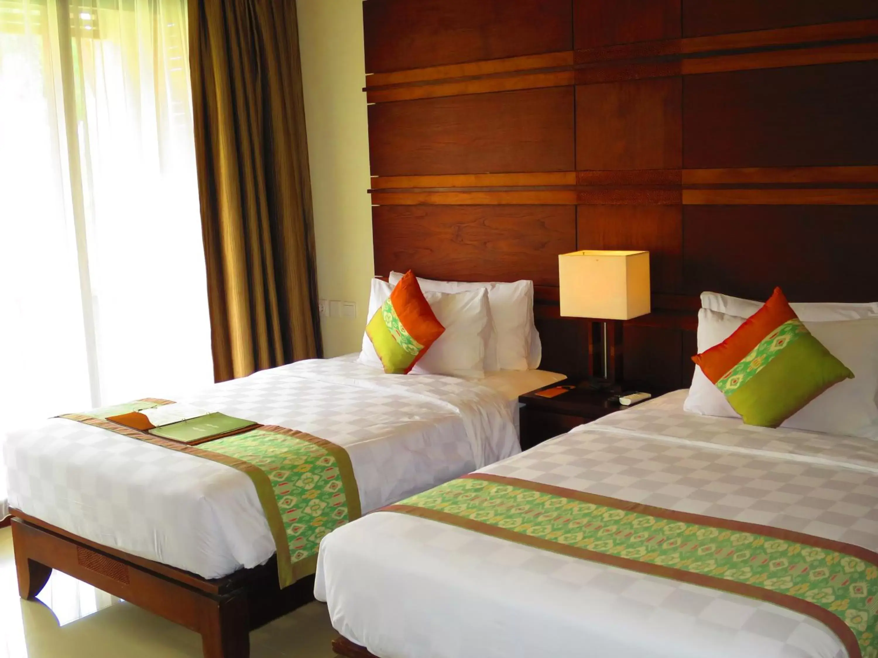 Bed in Awatara Boutique Resort Ubud