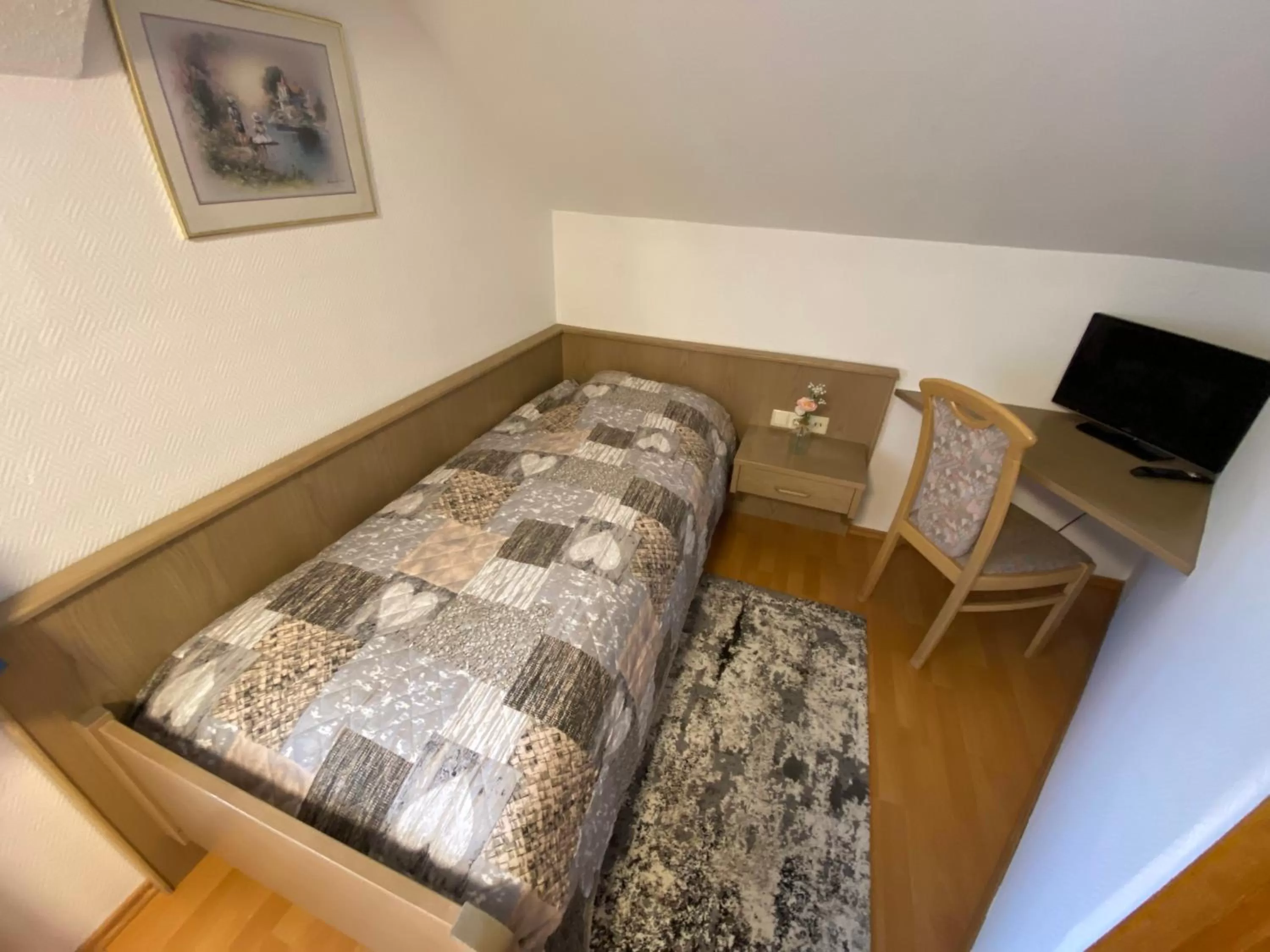 Bed in Hotel Bielatal