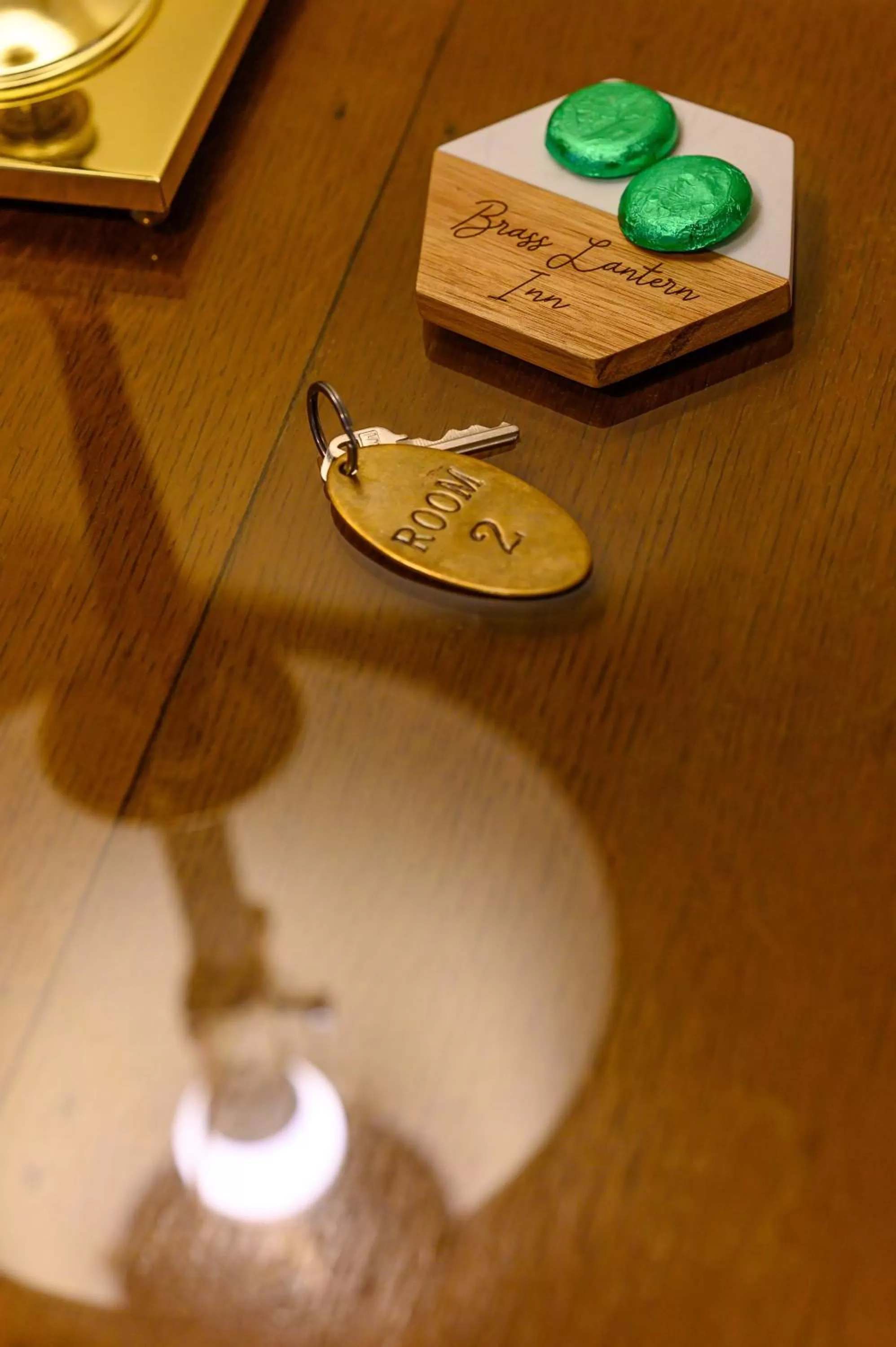 Decorative detail in Brass Lantern Inn