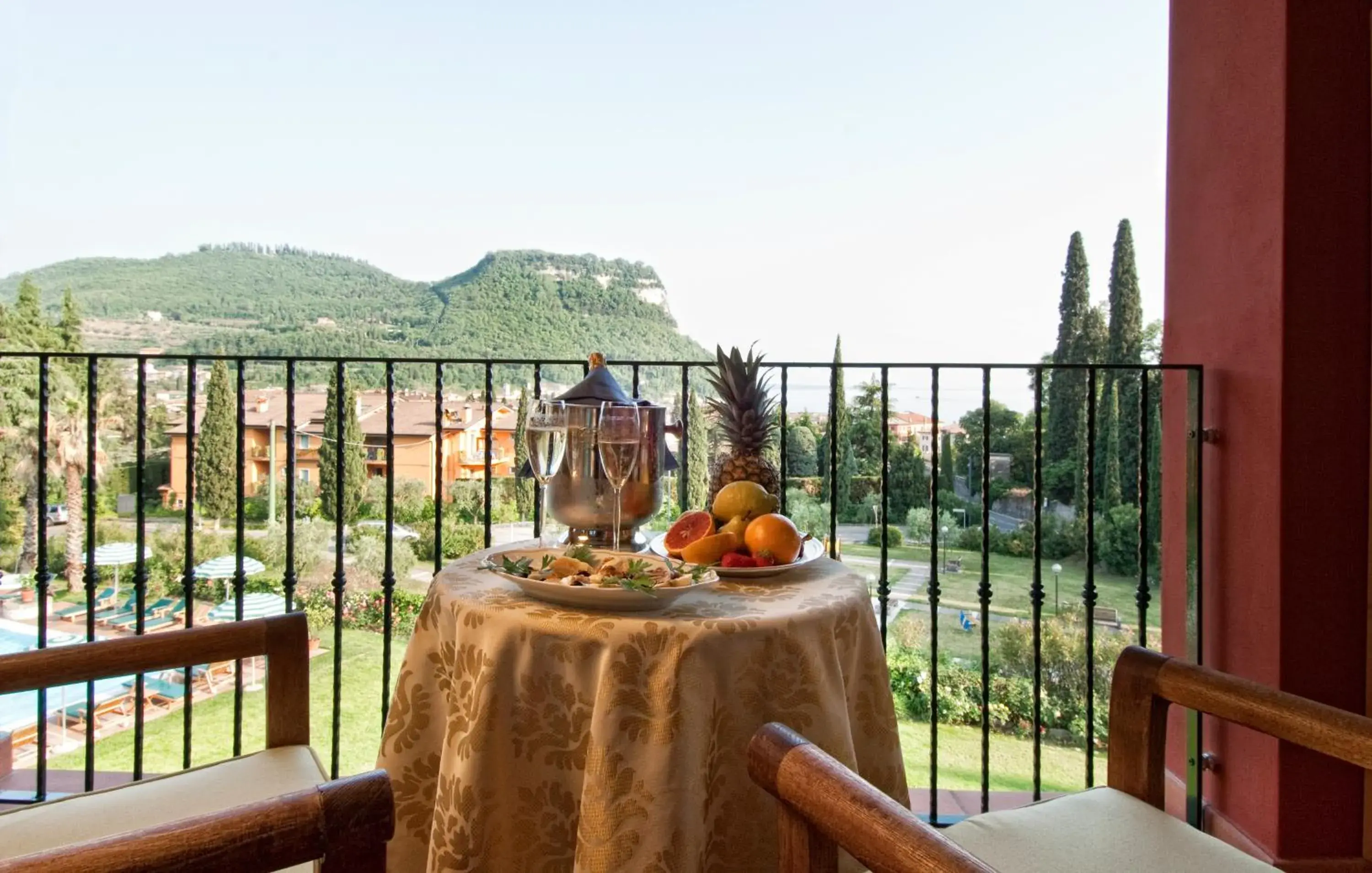 View (from property/room), Balcony/Terrace in Villa Madrina Wellness Resort Hotel