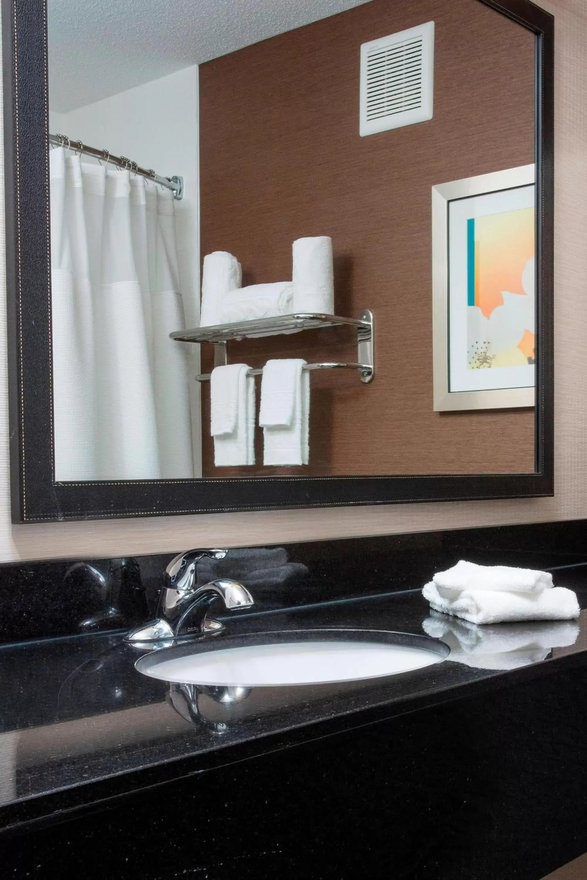 Bathroom in Fairfield Inn & Suites by Marriott Terre Haute