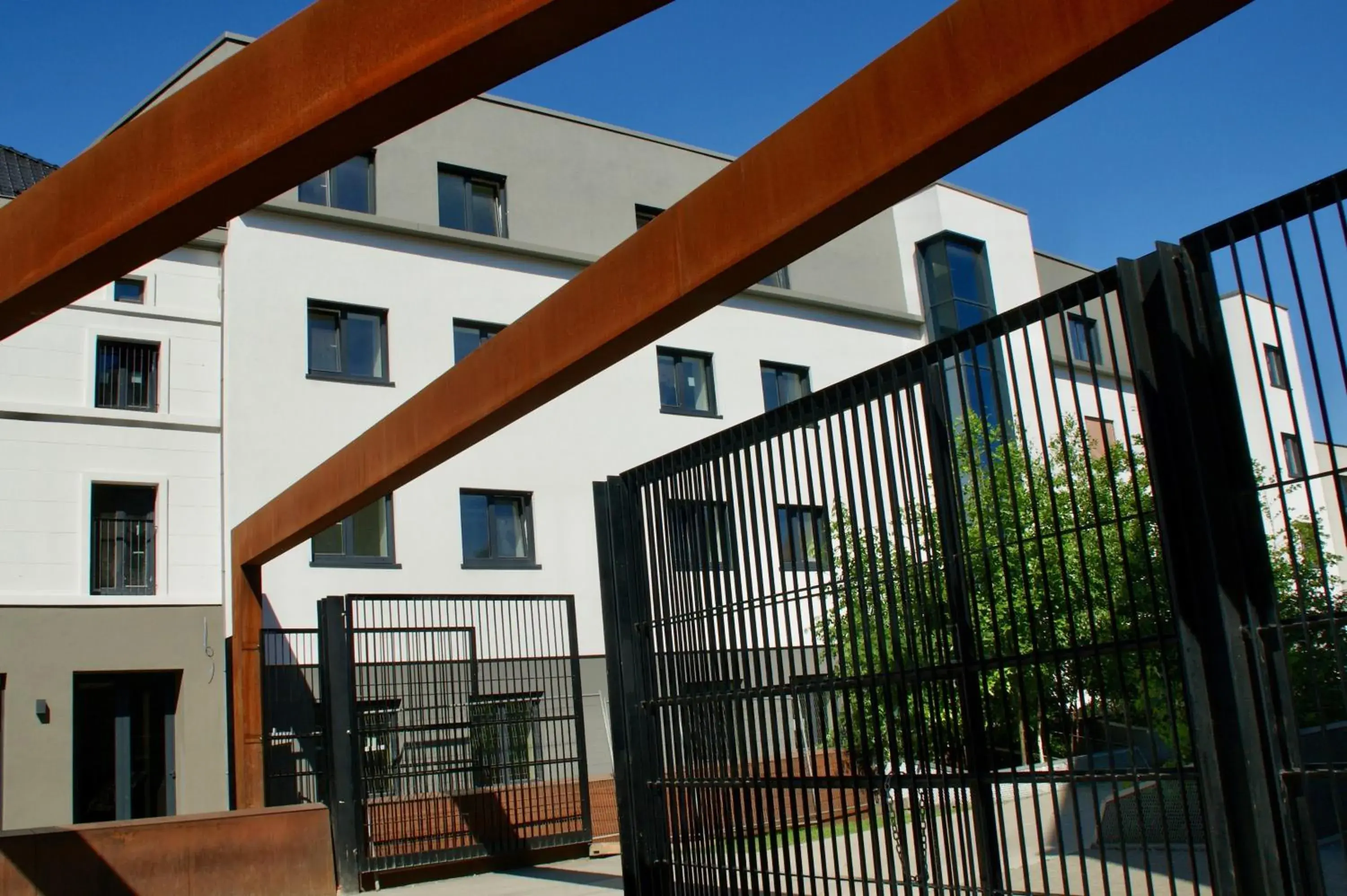 Facade/entrance in Hotel Van Belle