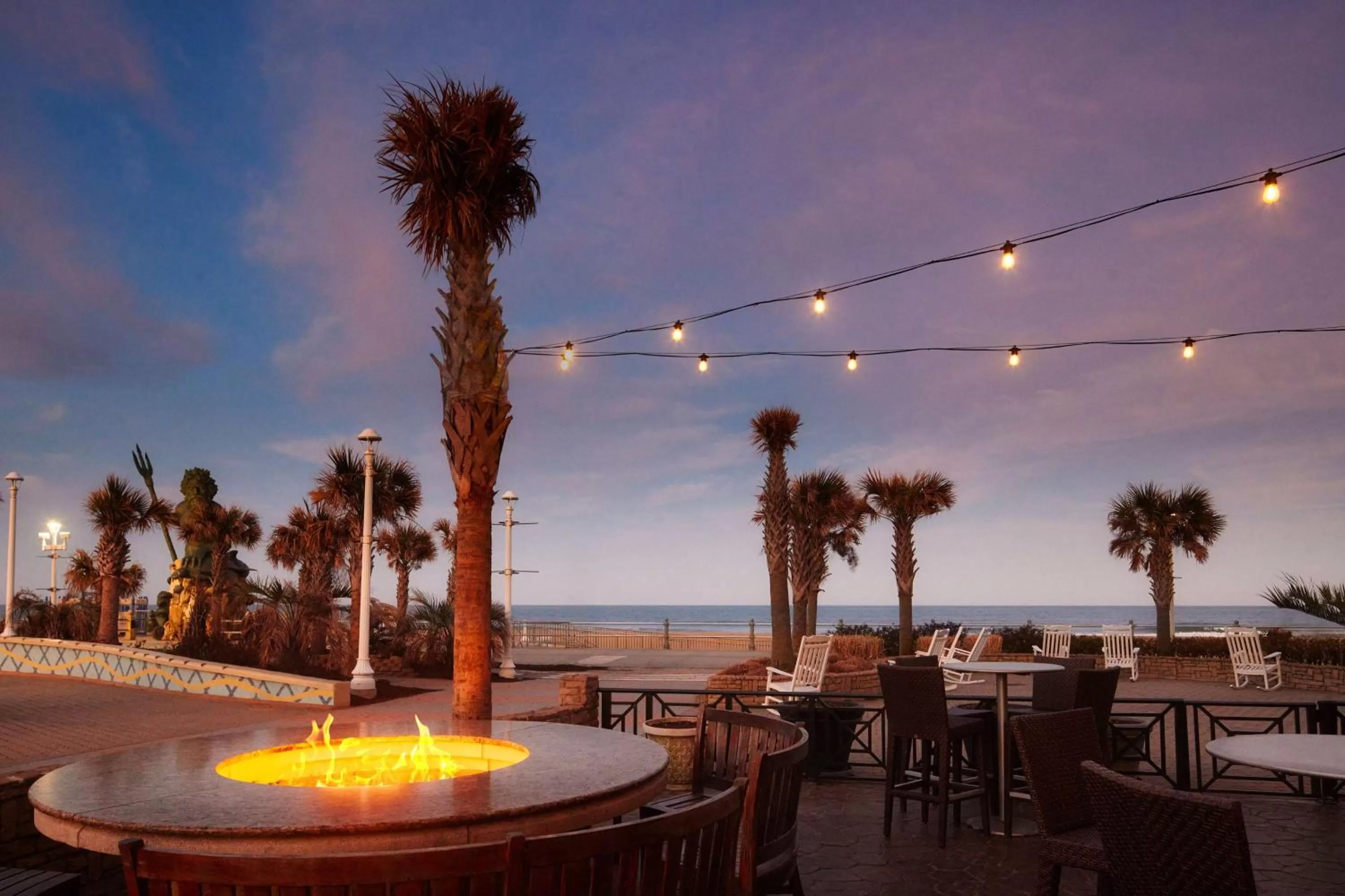 Patio in Hilton Virginia Beach Oceanfront