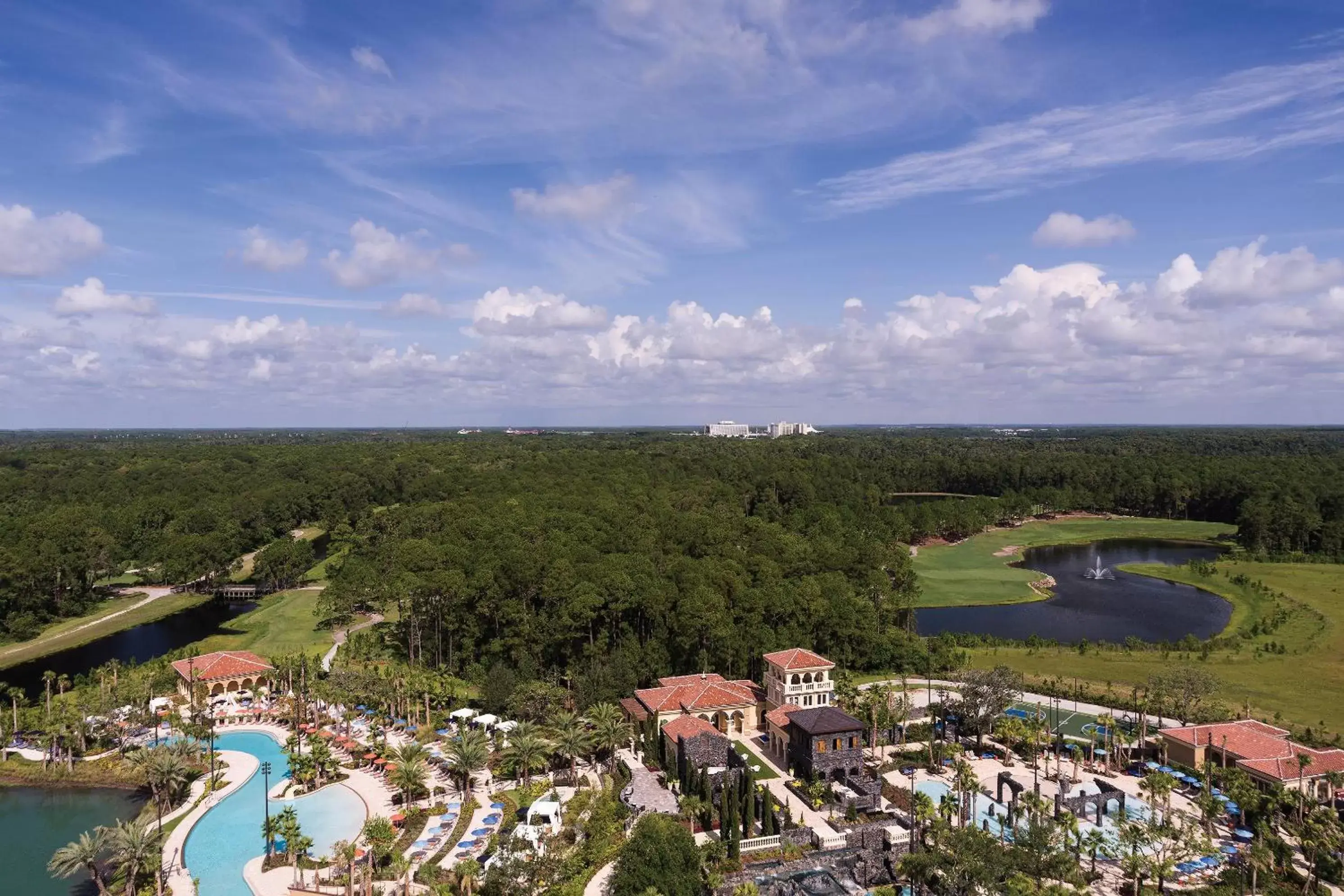 Bird's eye view, Bird's-eye View in Four Seasons Resort Orlando at Walt Disney World Resort